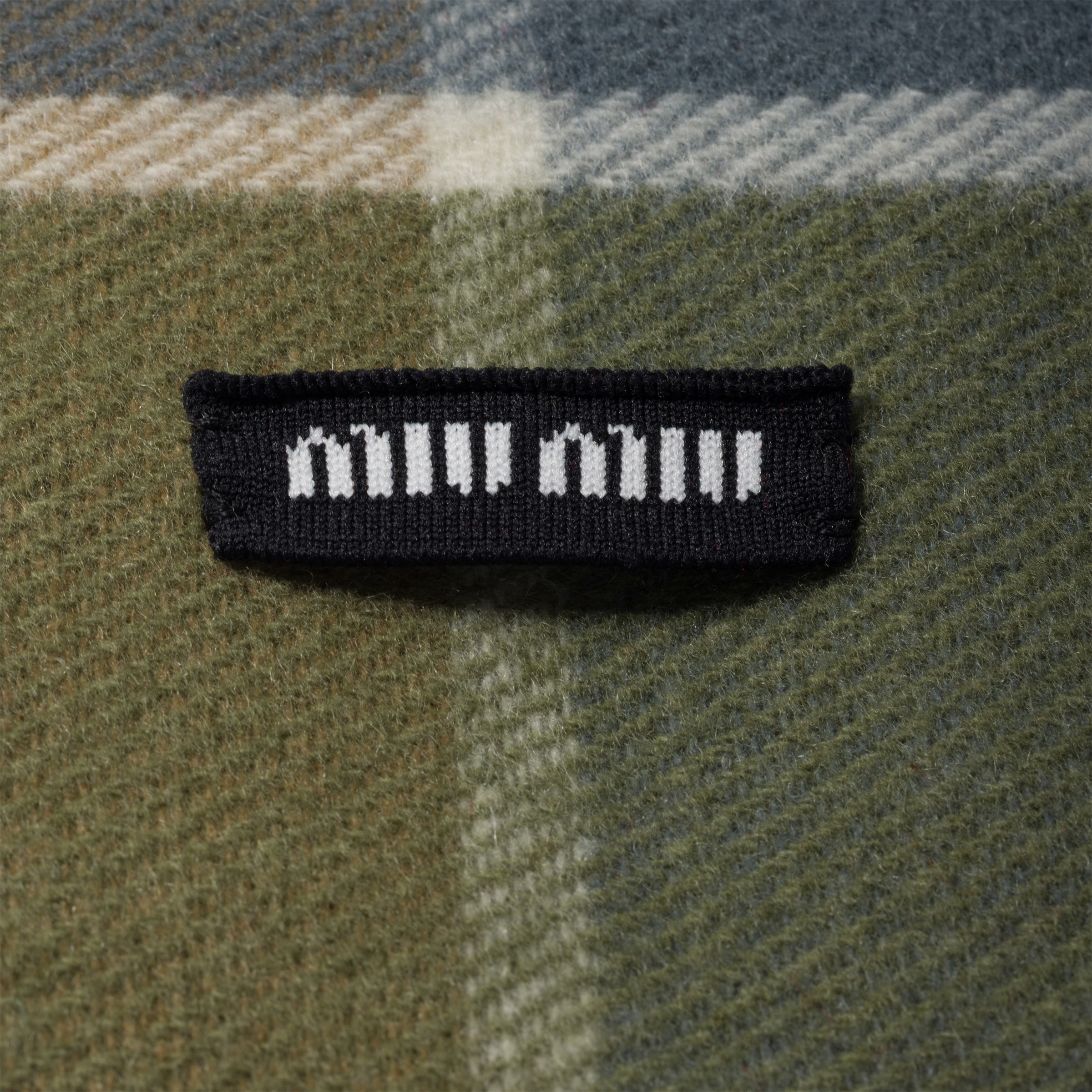 Miu Miu Wool And Cashmere Scarf In Multi