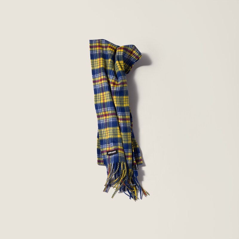 Wool and cashmere scarf