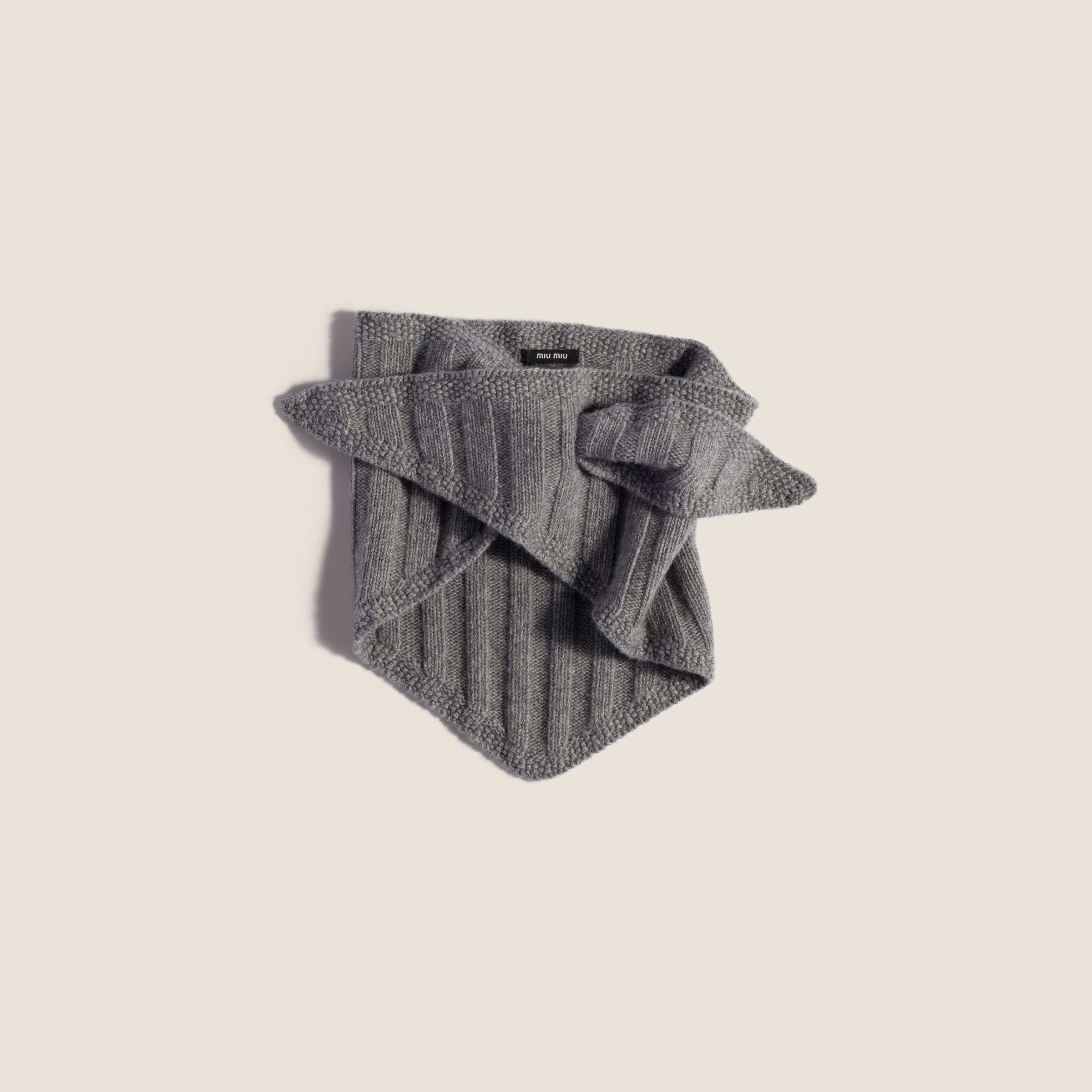 Wool and cashmere stole by Miu Miu