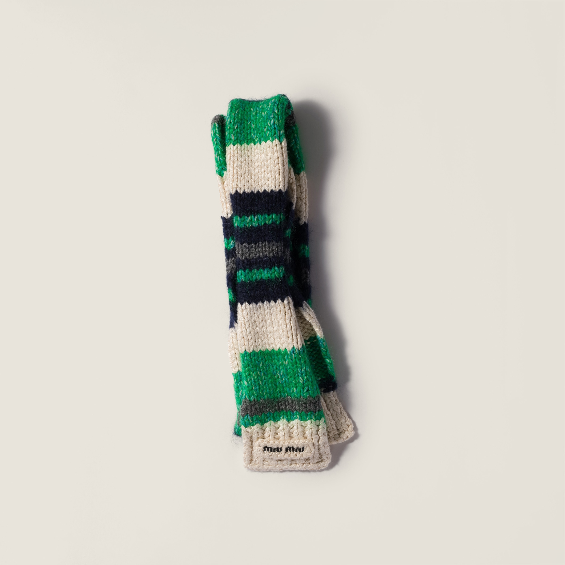 Knitted scarf by Miu Miu