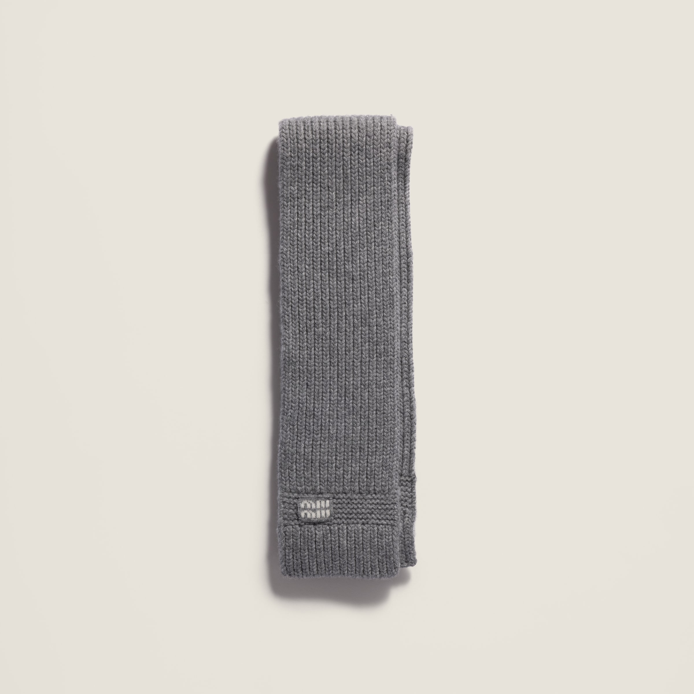 Wool and cashmere scarf by Miu Miu
