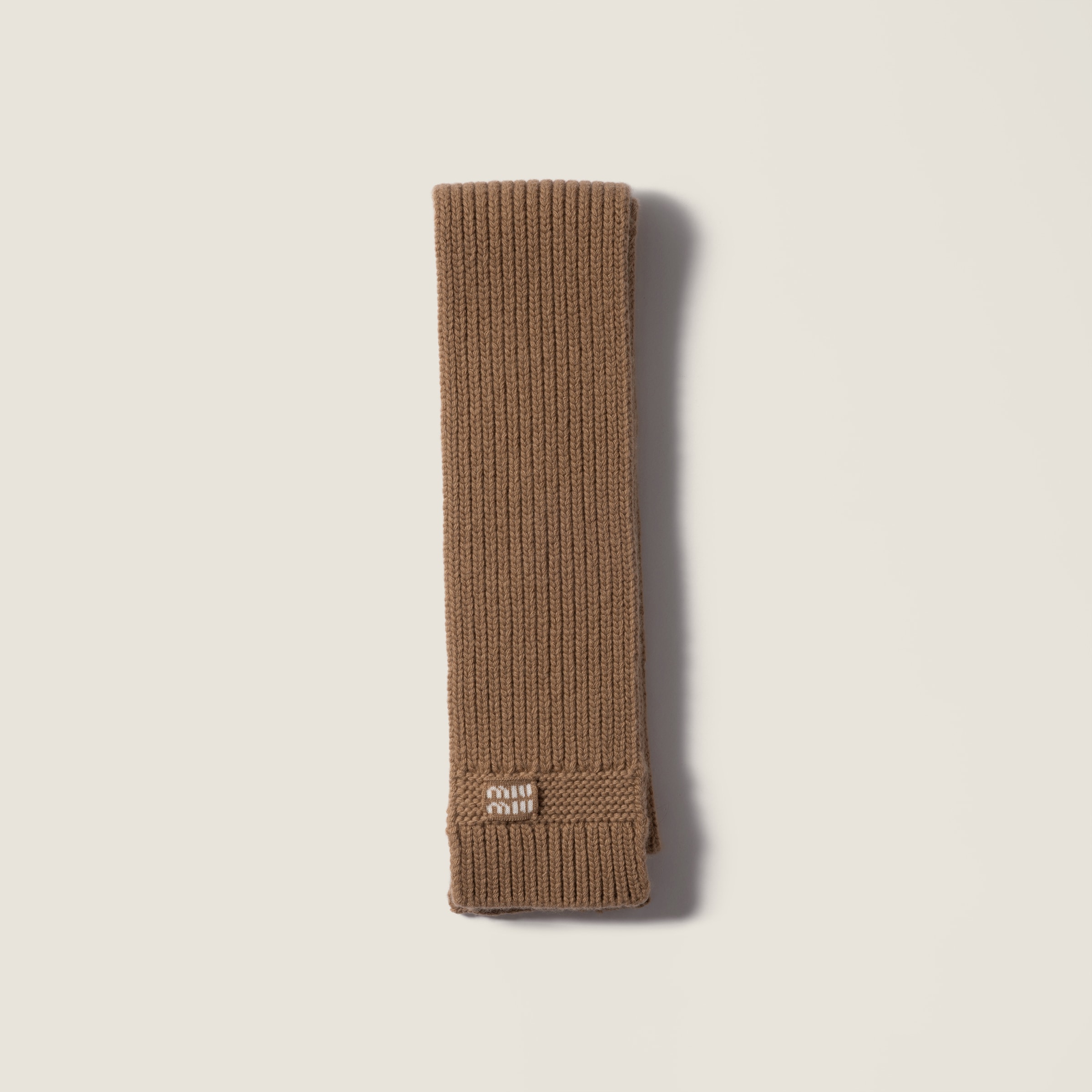 Wool and cashmere scarf by Miu Miu