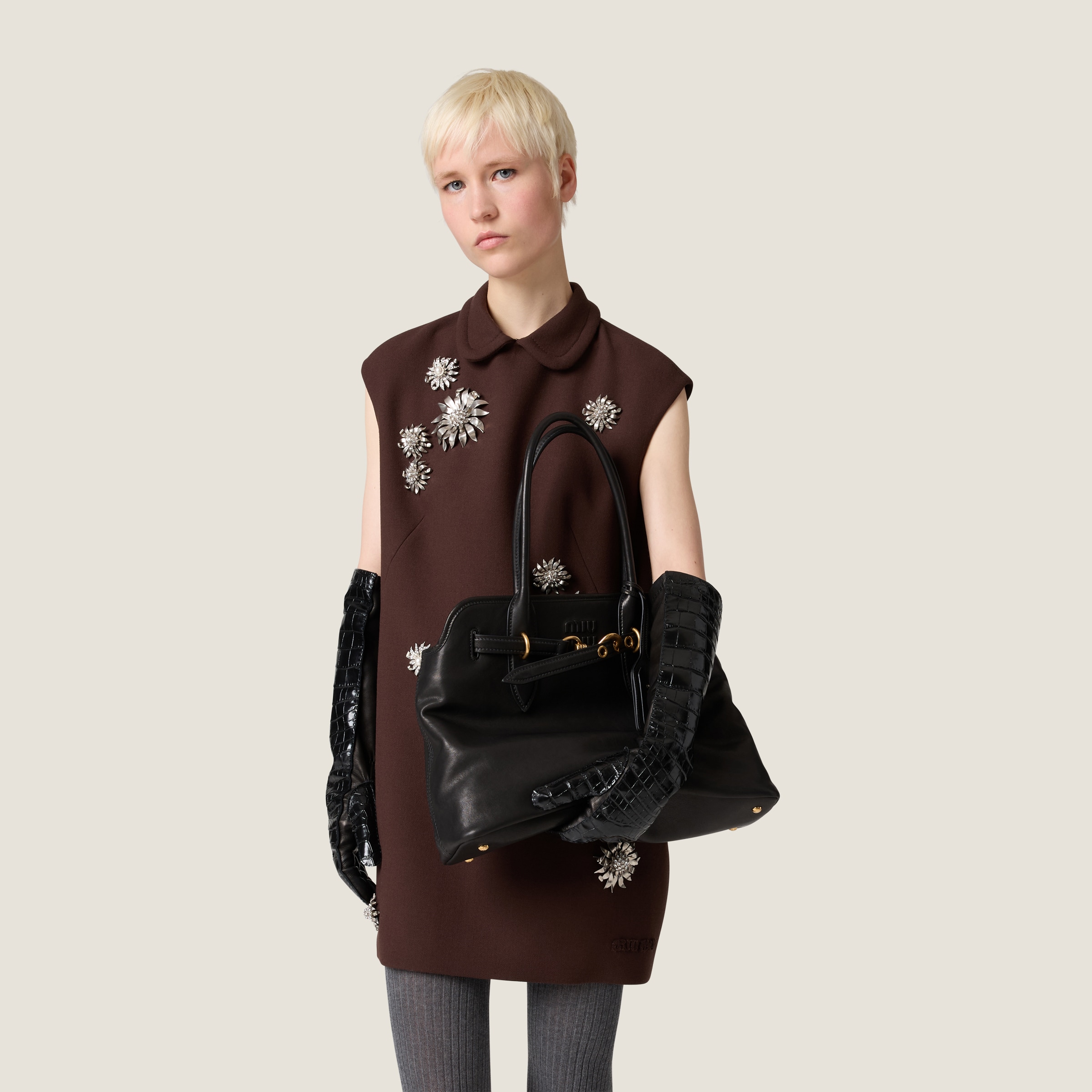 MIU MIU ラムレザー　手袋 MIU MIU ラムレザー 手袋 小物
