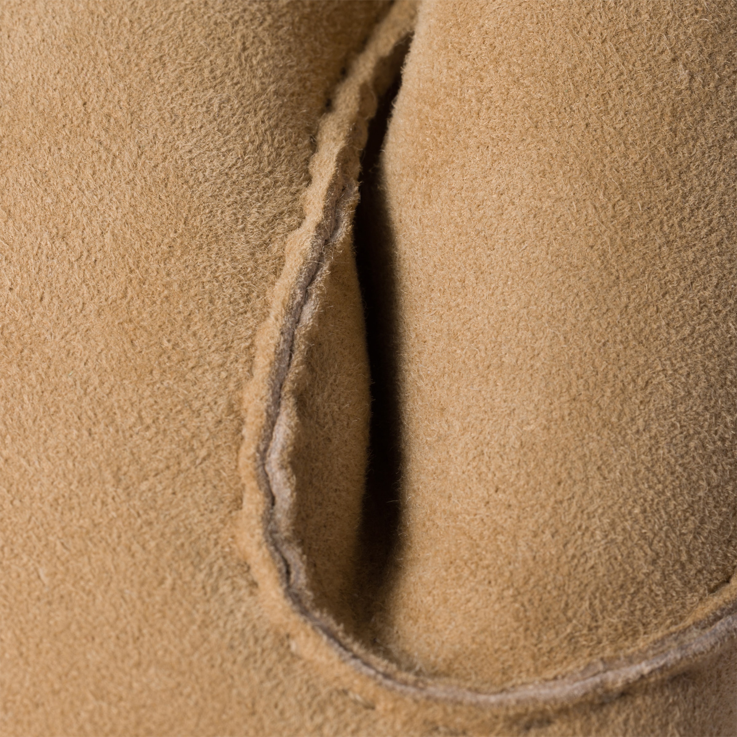 Miu Miu Shearling Gloves In Brown