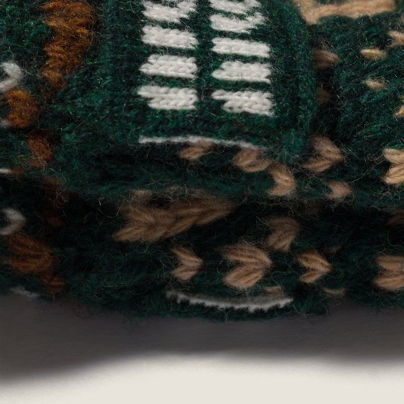 Wool and cashmere gloves