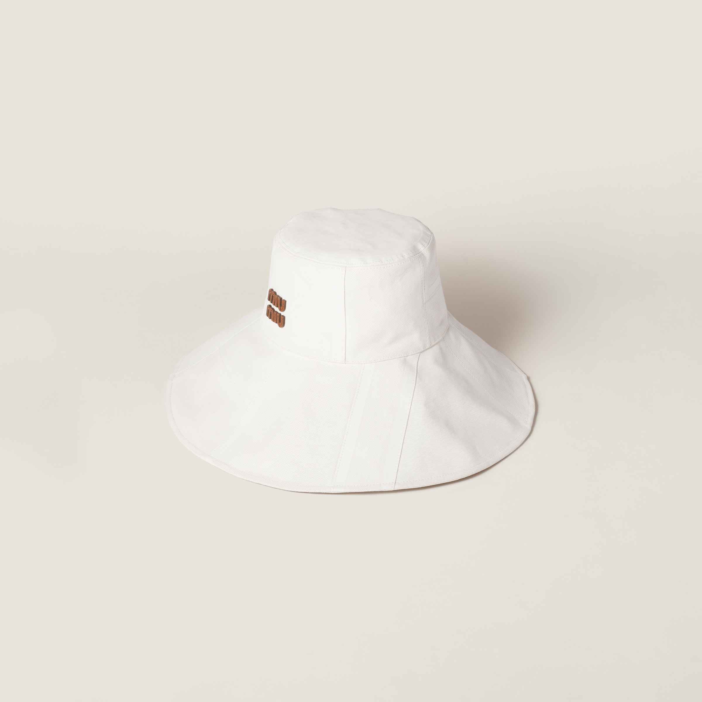 唯一無二*miumiu*デニムパッチワーク ハット デニムパッチワーク ハット - コレクションコレクション