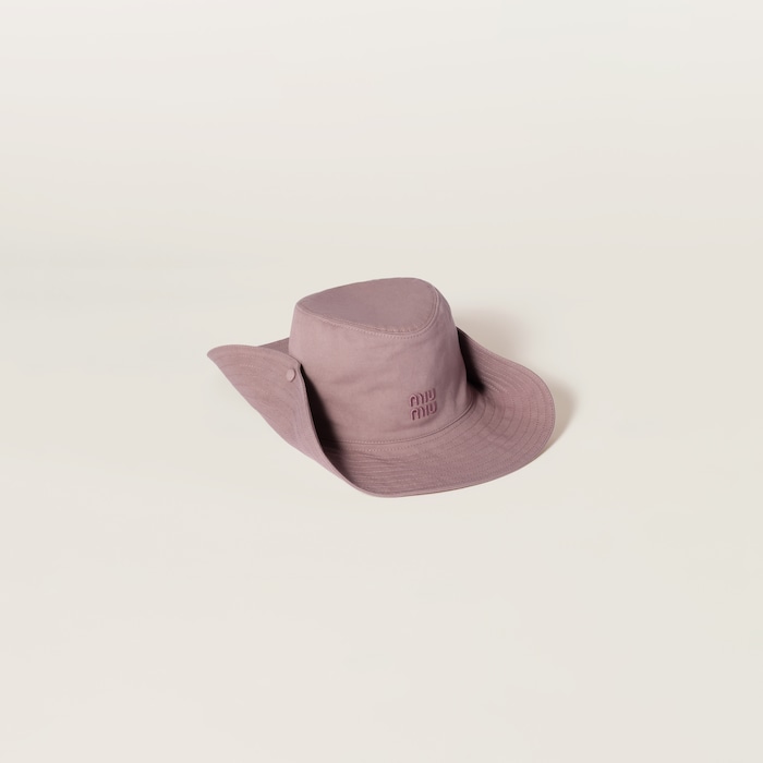 24PF new/MiuMiu 花柄コットン帽子 Hat Multi Hat Miu Miu Multicolour size M International in Cotton
