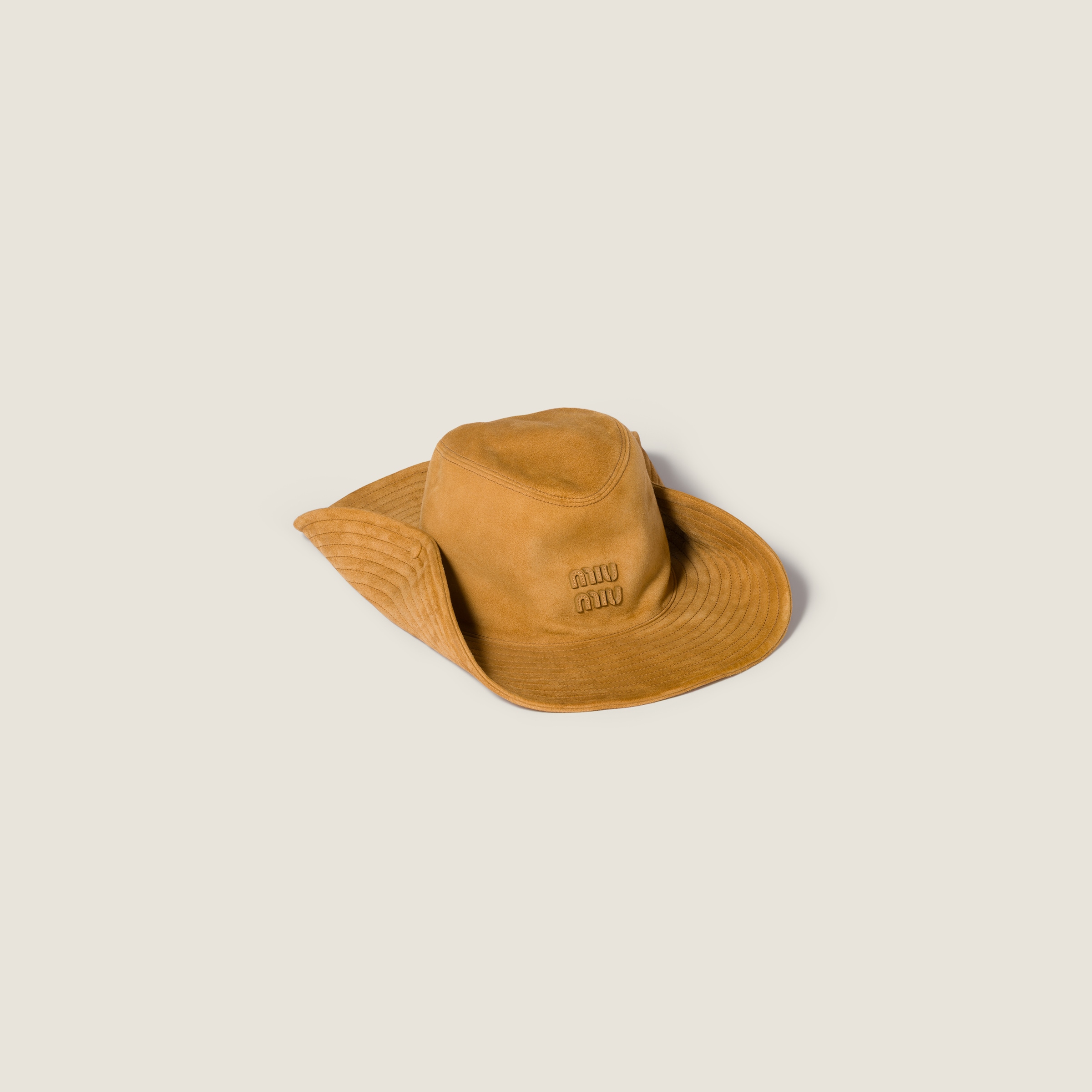 Suede cowboy hat from Miu Miu - $1,550