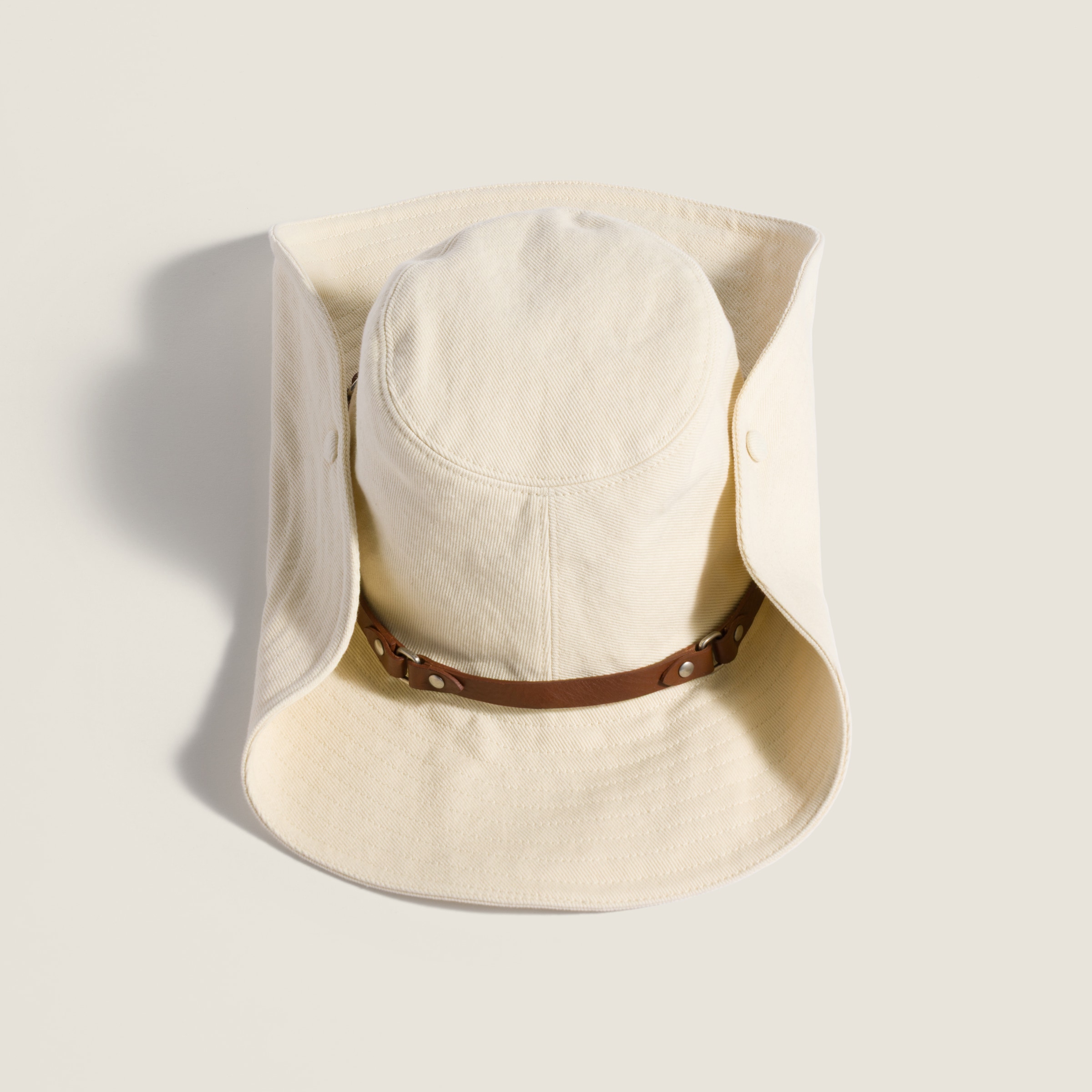 Ecru Drill Cowboy Hat | Miu Miu - United States