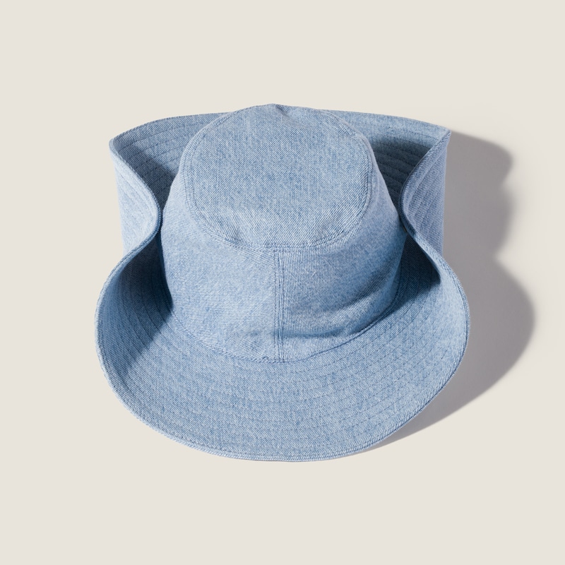 Denim cowboy hat
