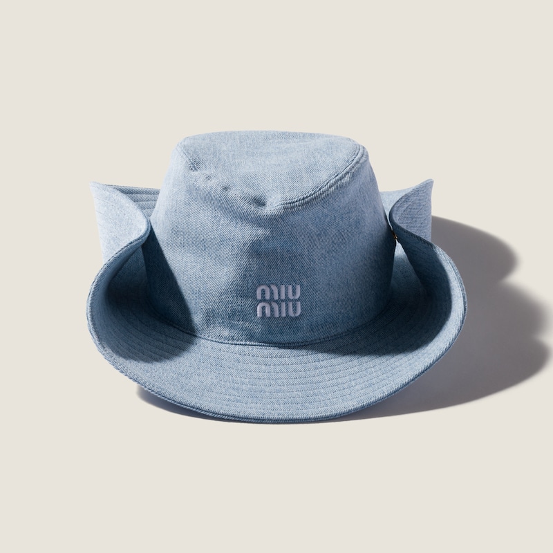 Denim cowboy hat