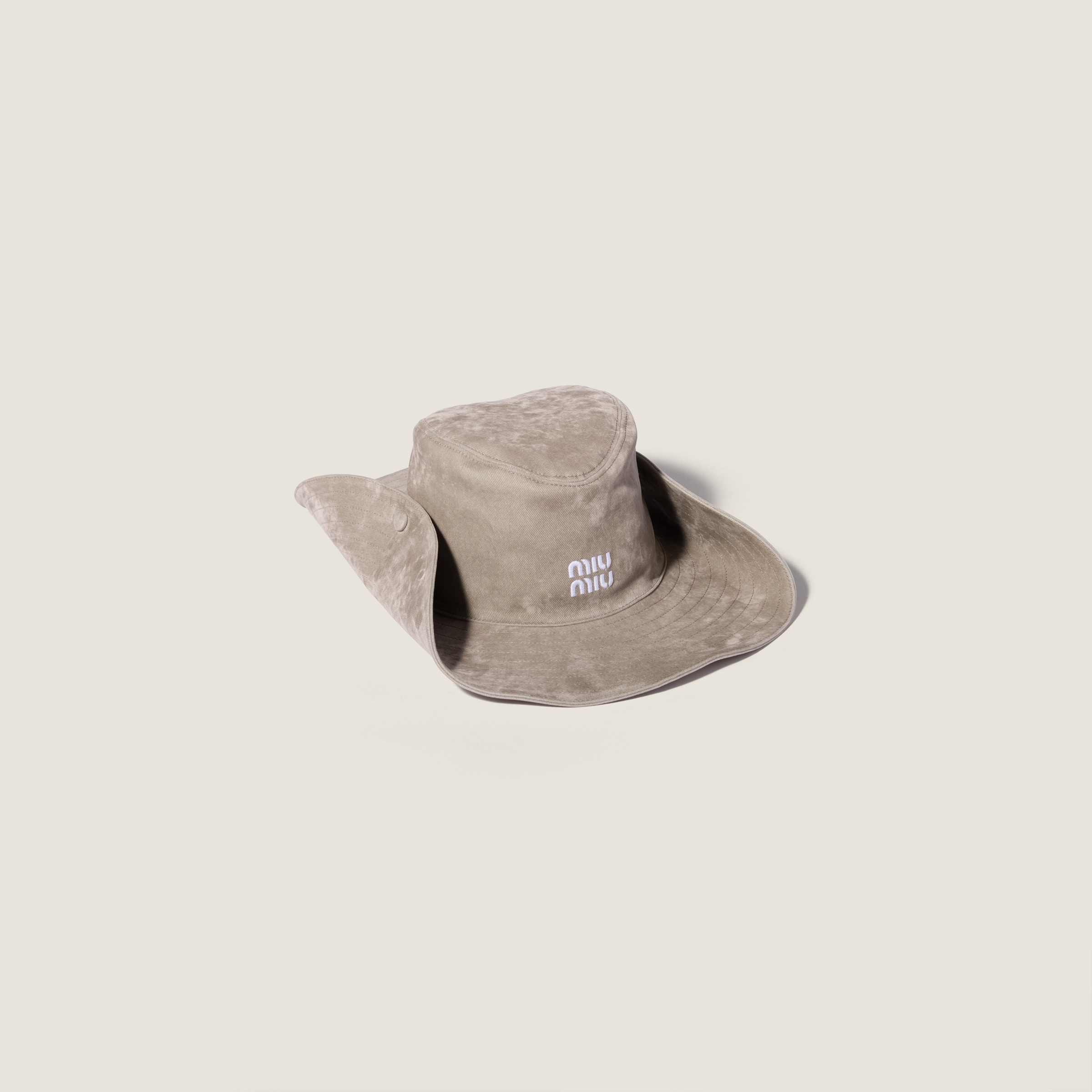 Velvet cowboy hat by Miu Miu