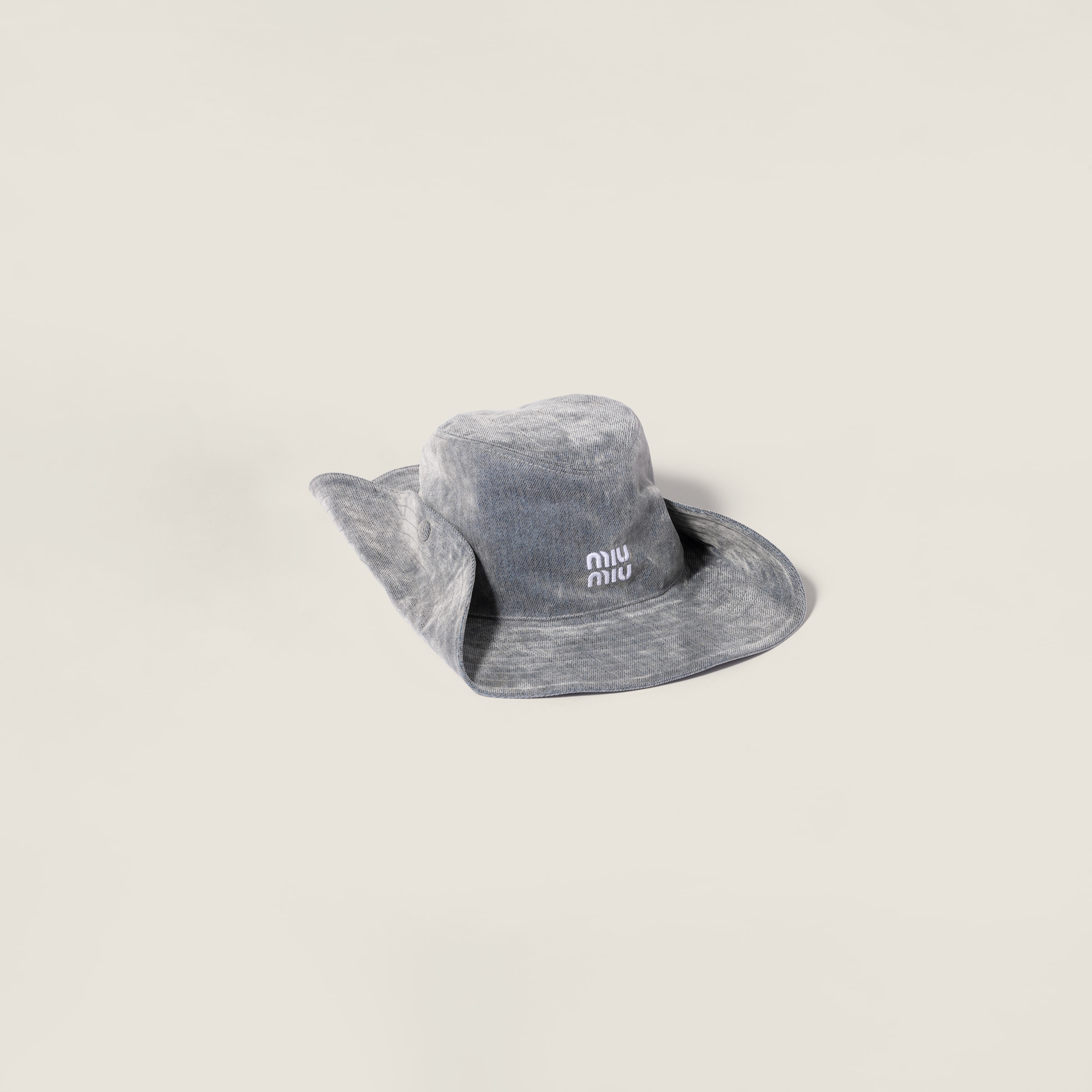 Velvet cowboy hat by Miu Miu
