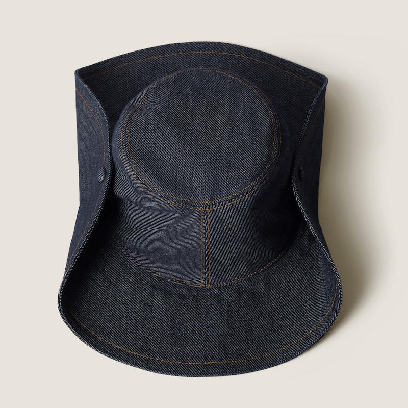 Denim cowboy hat