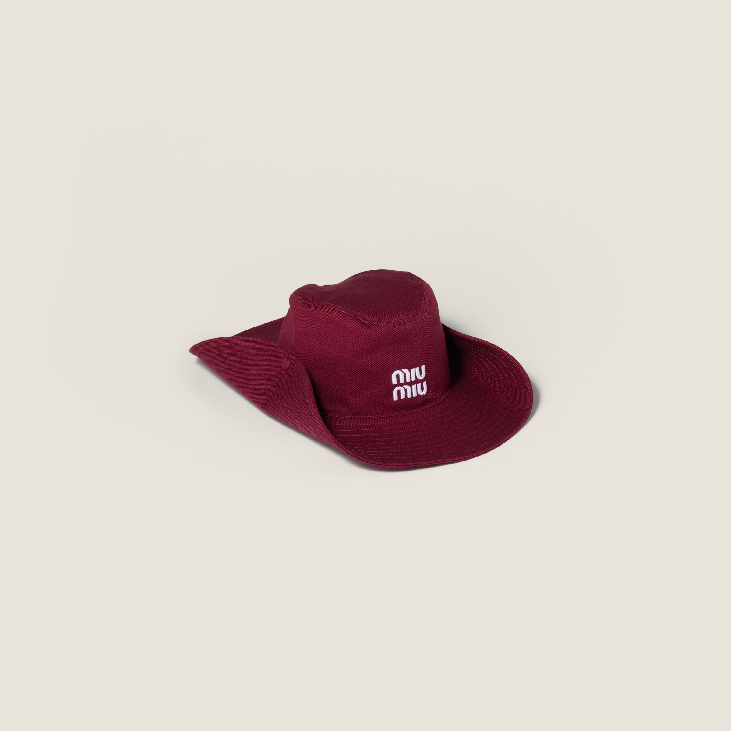 Drill hat from Miu Miu - $695