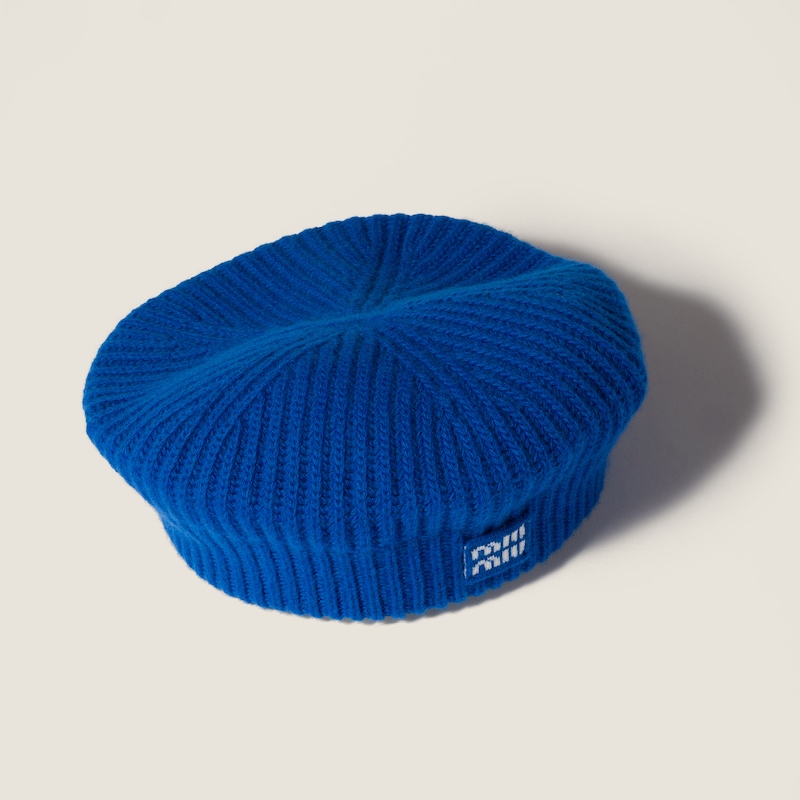 Wool and cashmere beret