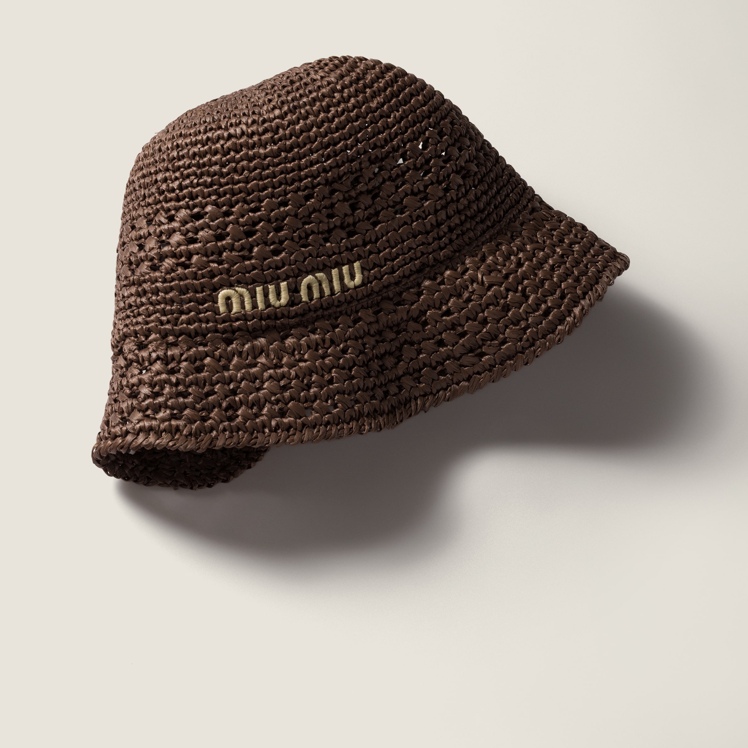 Miu Miu Woven Fabric Hat