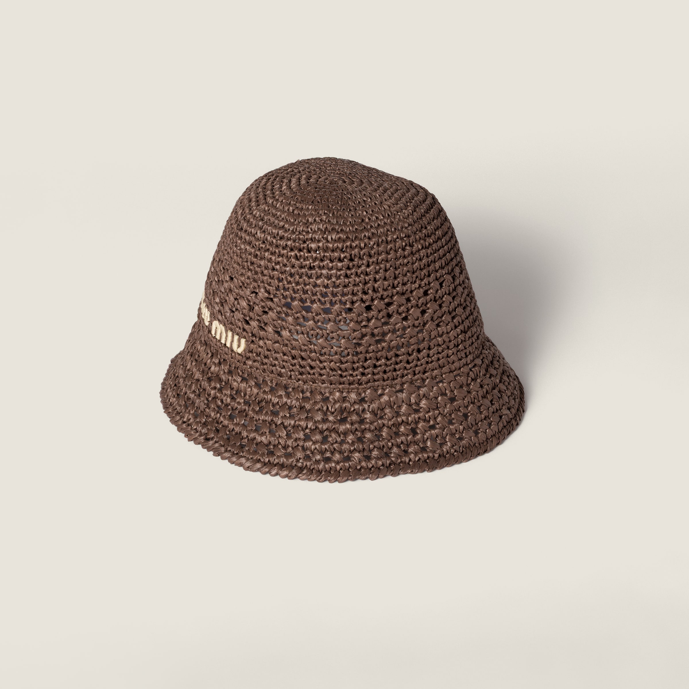 Miu Miu Woven Fabric Hat