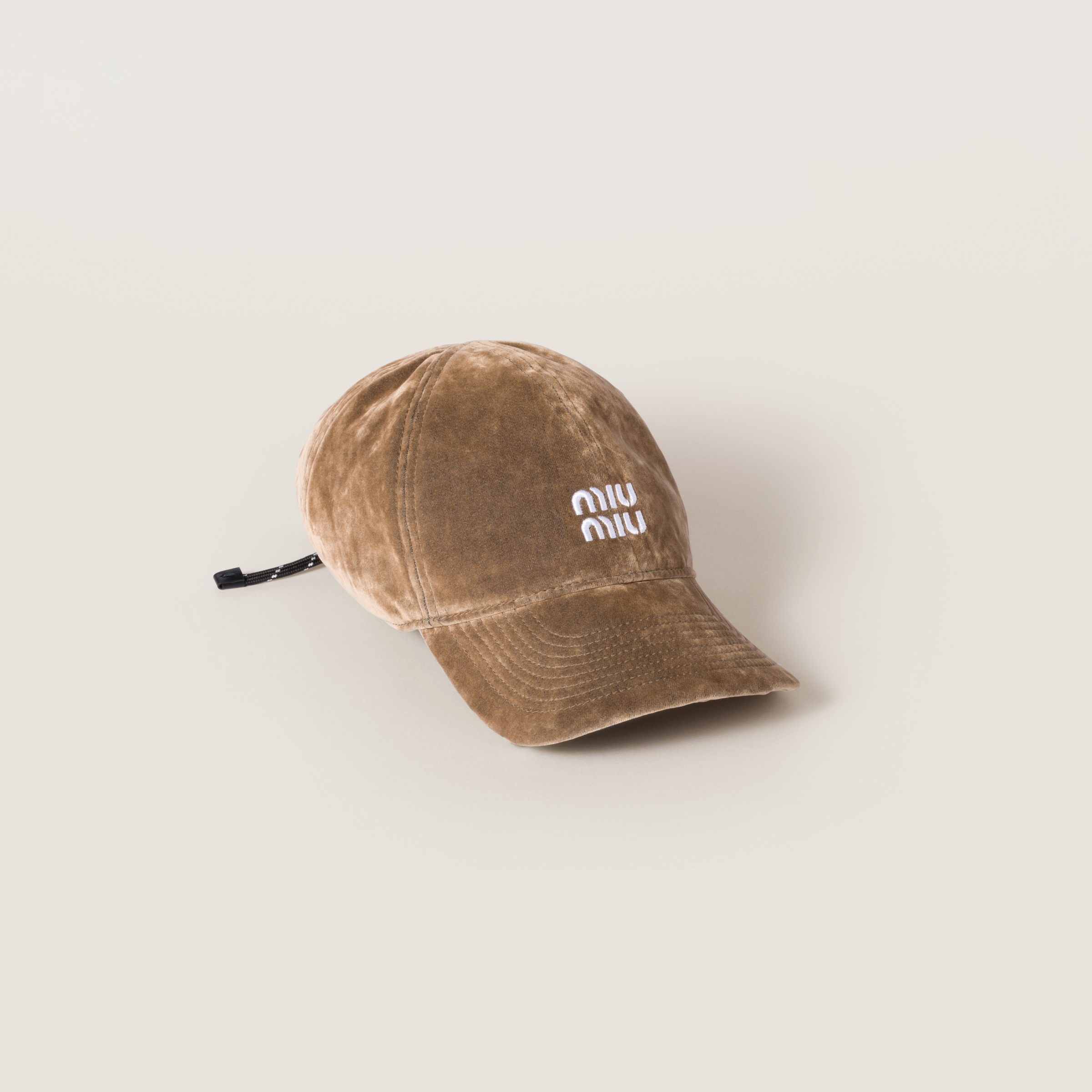 Velvet baseball cap