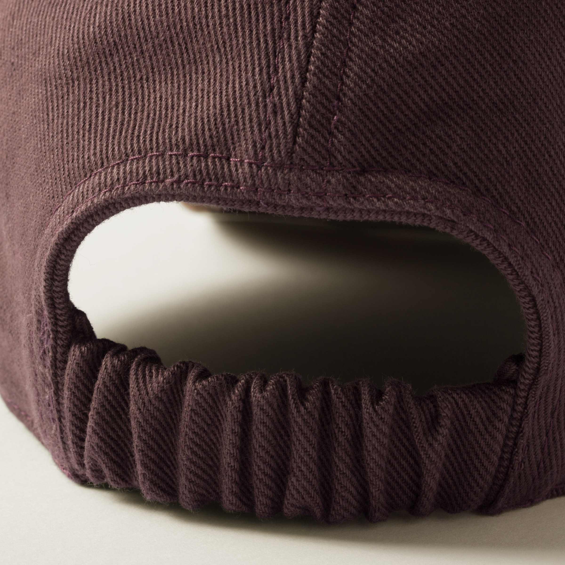 MIU MIU DENIM AND CORDUROY BASEBALL CAP