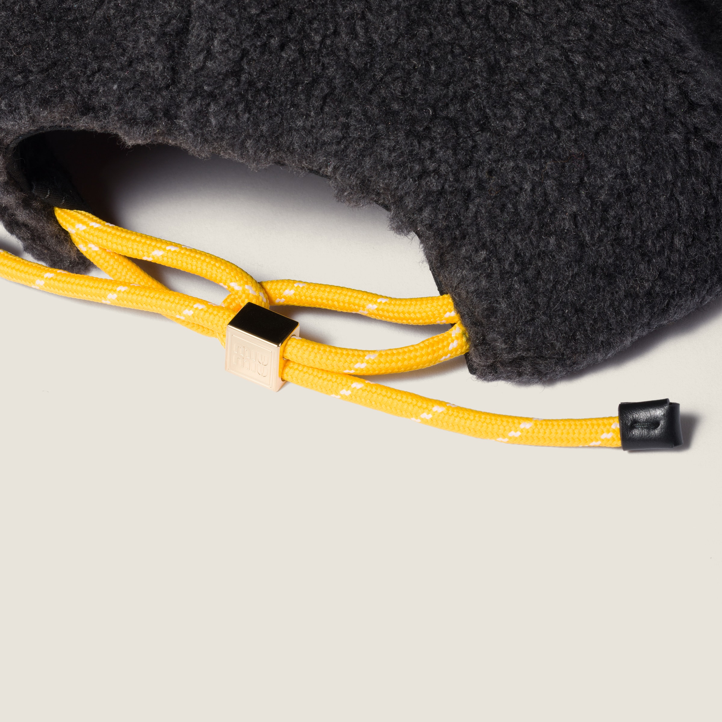 Miu Miu Fleece Baseball Cap