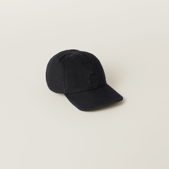 しんさん専用］MiuMiu キャップ/ギンガムチェック/Black / M