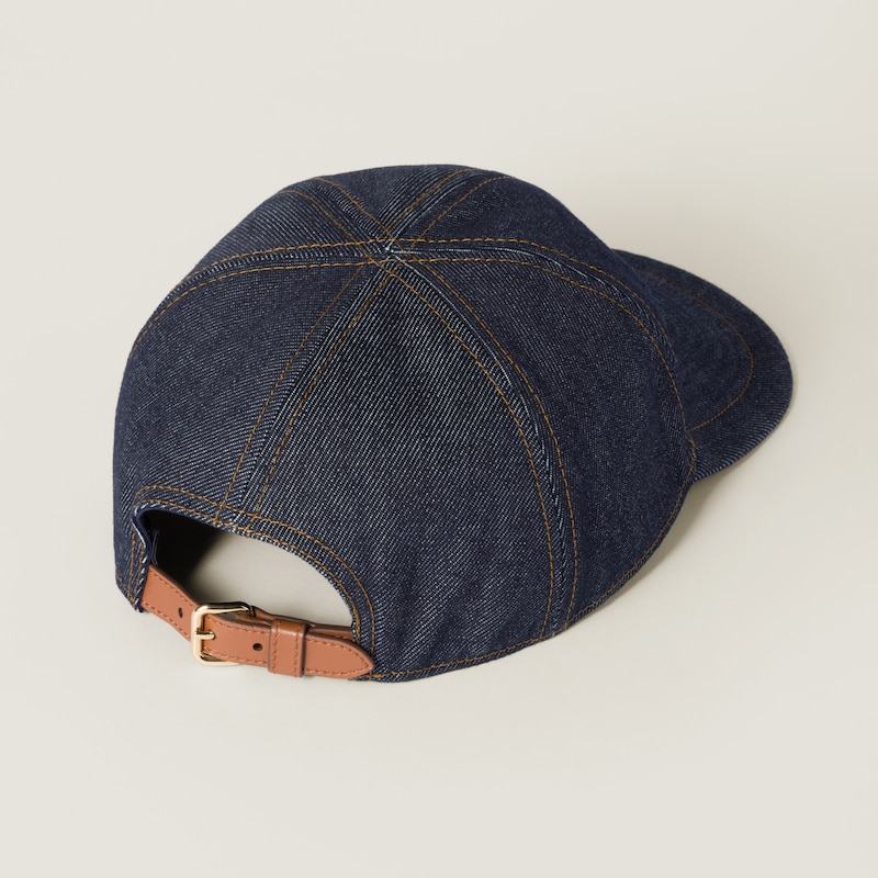 Casquette de baseball en denim