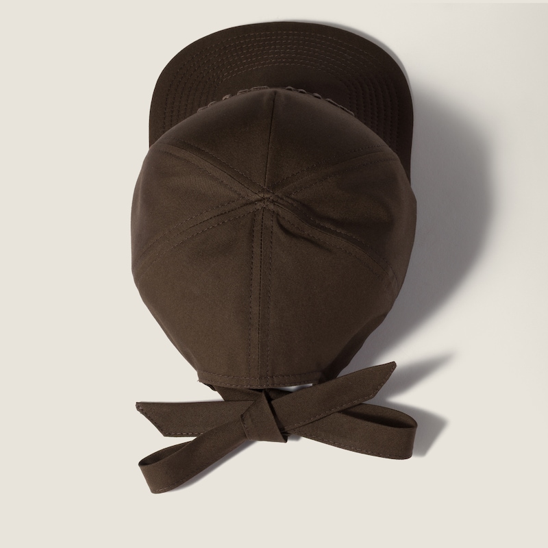 Poplin baseball cap