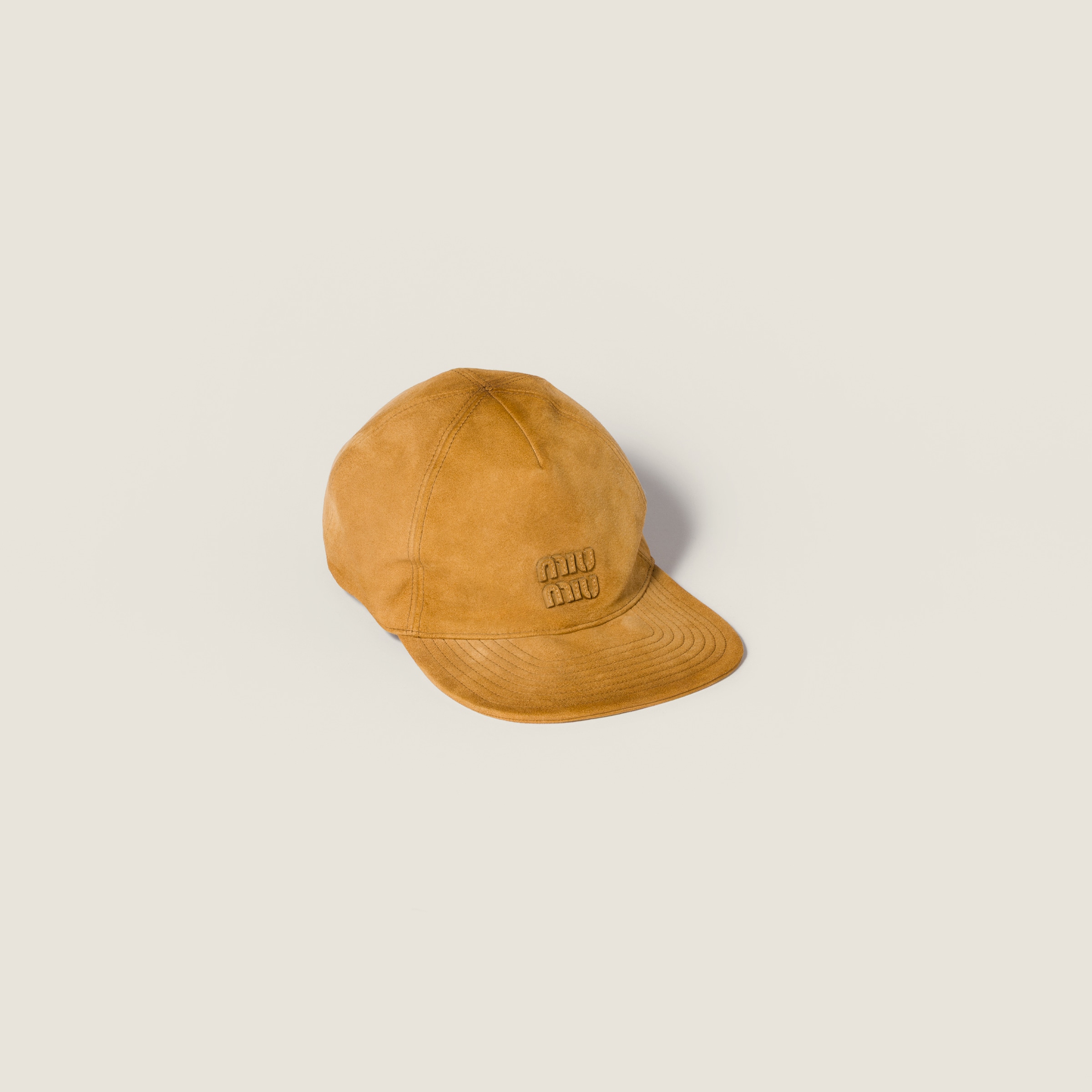 Suede baseball cap from Miu Miu - $1,170