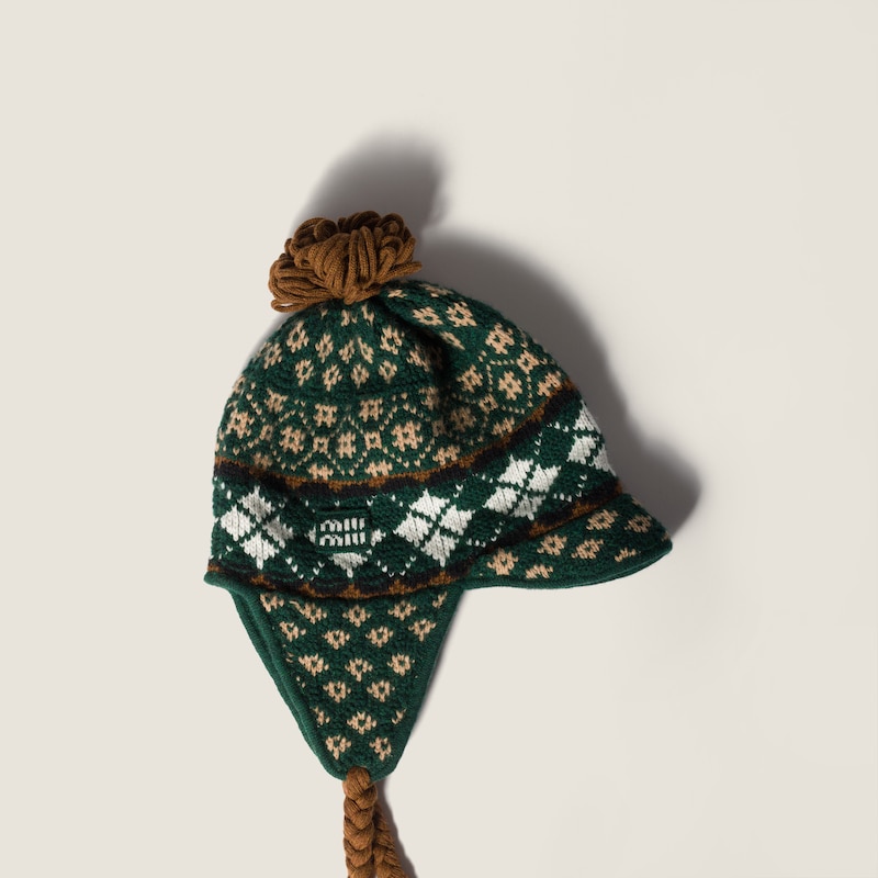 Cappello in lana e cashmere