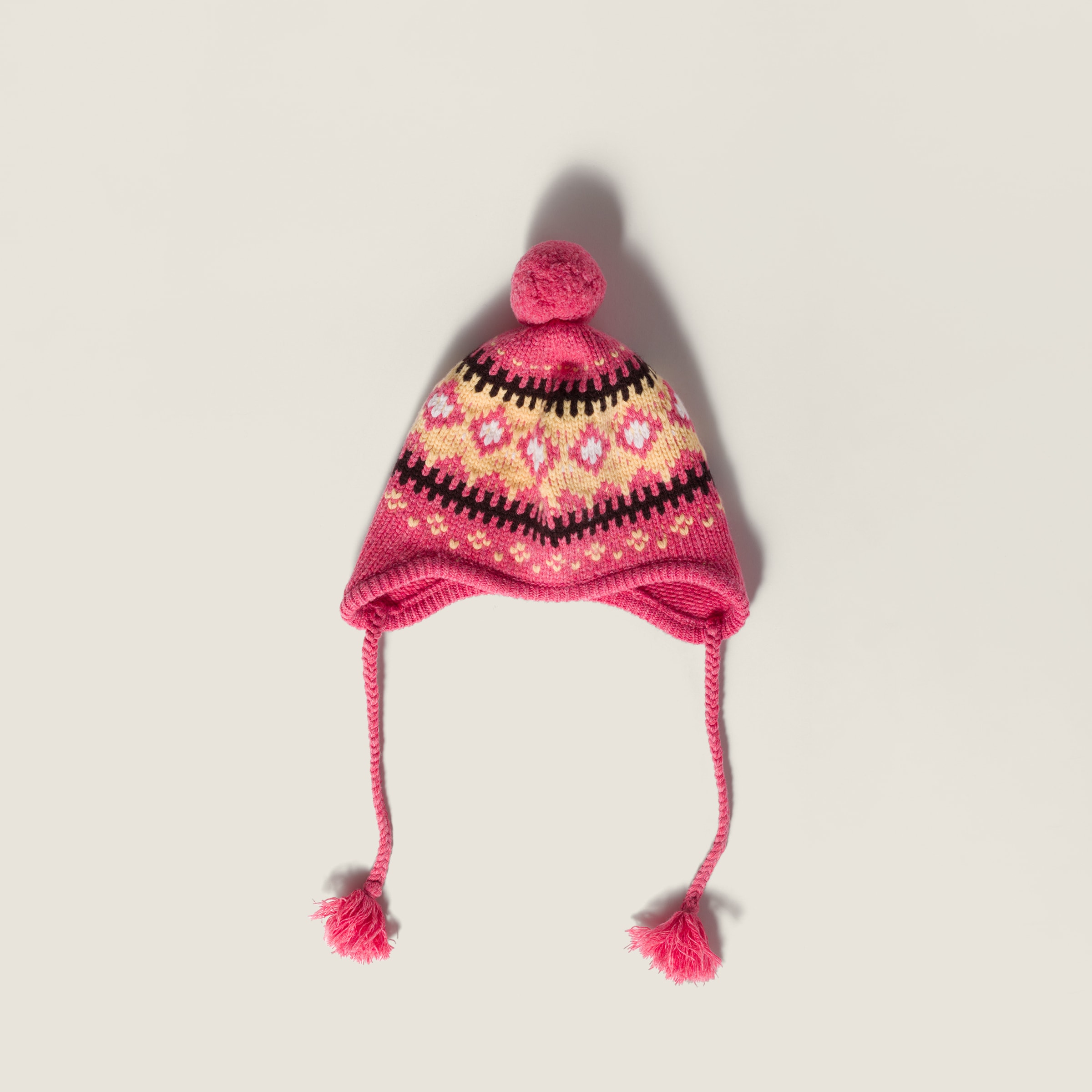 Miu Miu Wool Hat In Pink