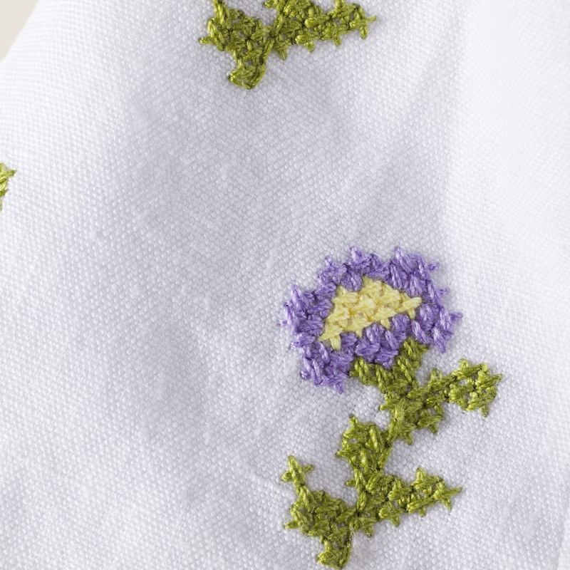 Embroidered beanie cap