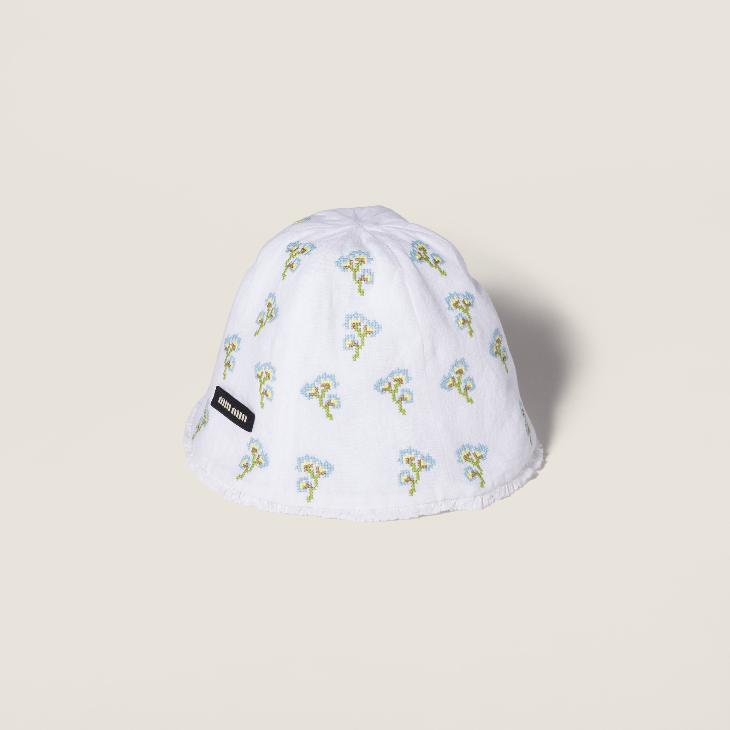 Embroidered beanie cap from Miu Miu - $750