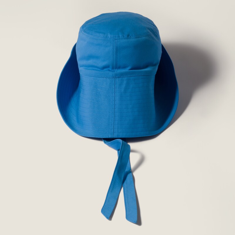 Cappello da pescatore in popeline