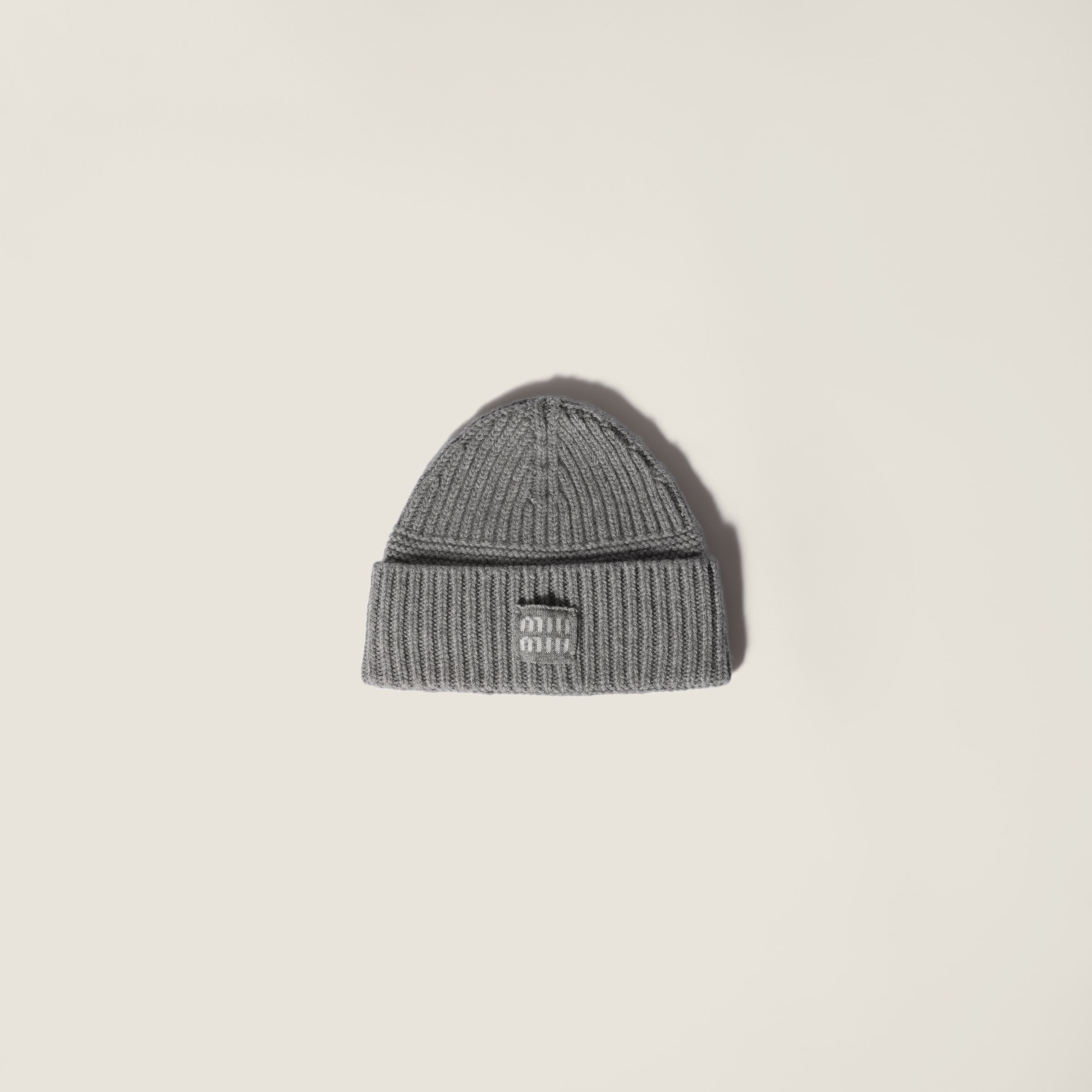 Wool and cashmere beanie by Miu Miu