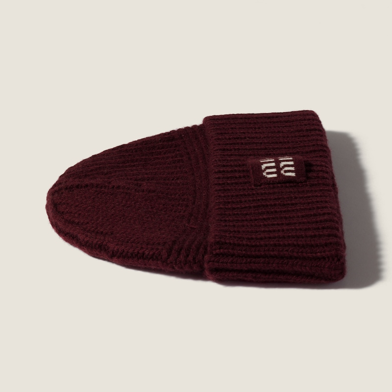 Strickmütze aus Wolle und Kaschmir