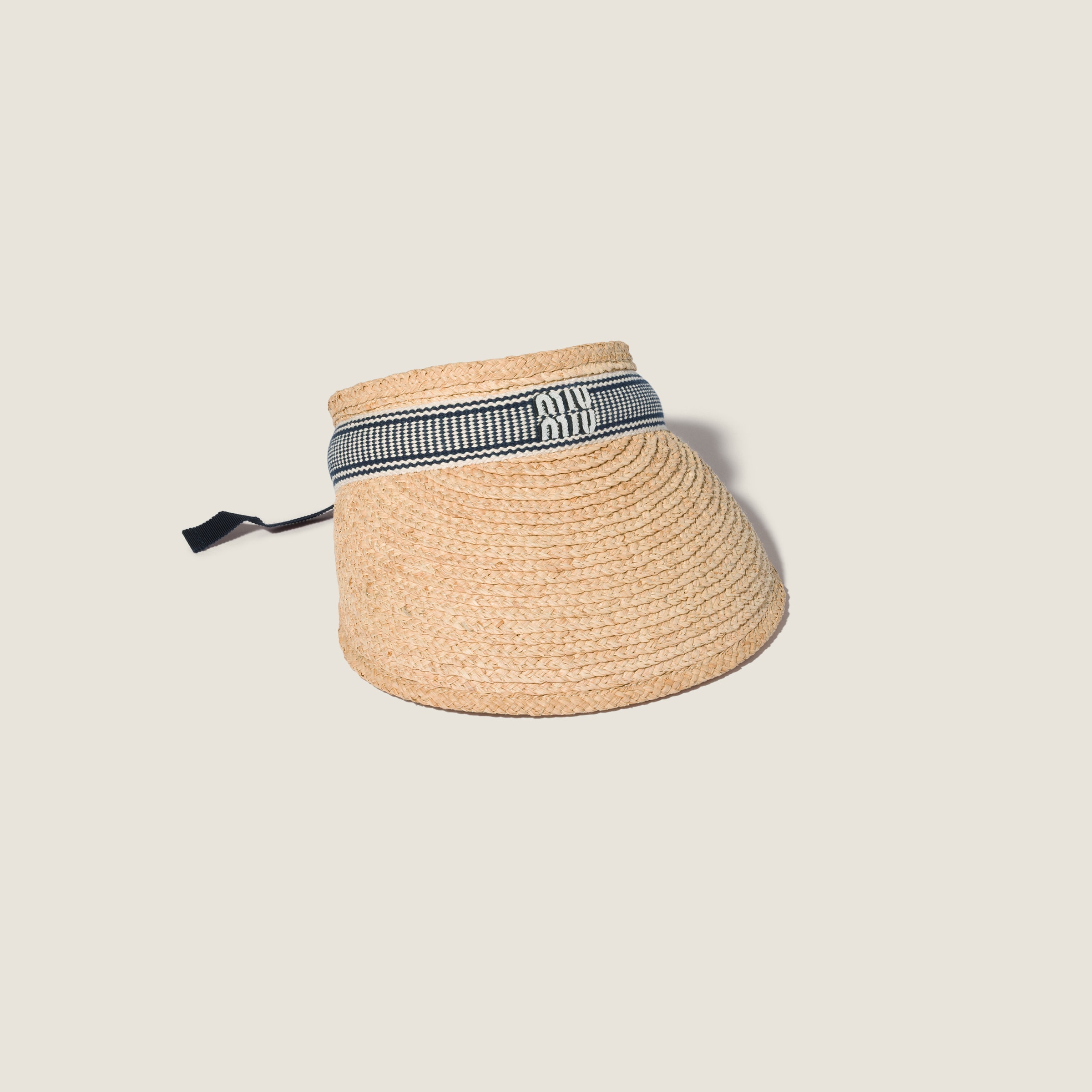 Rafia visor from Miu Miu - $695