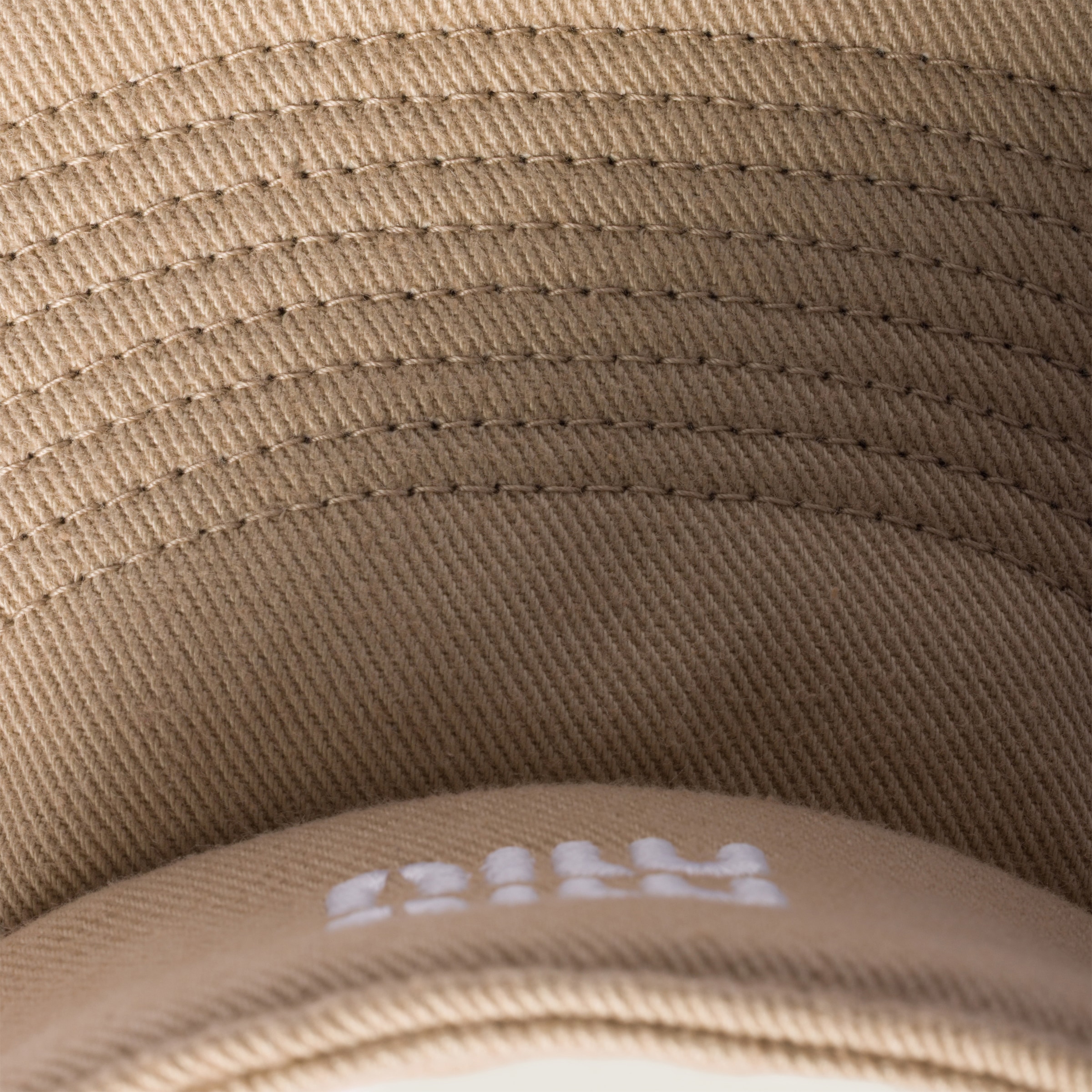 Miu Miu Denim Visor In Brown