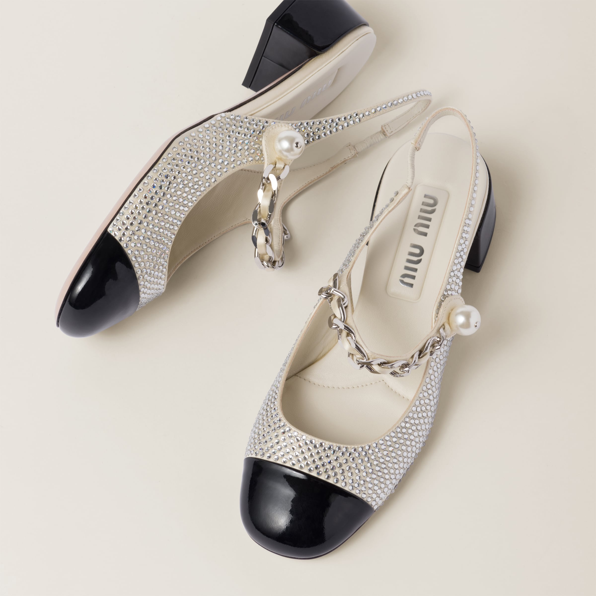 Miu miu crystal slingback shop