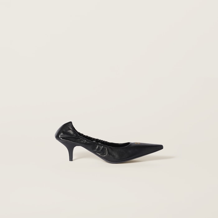 パンプス MiuMiu | RUNWAY Moire fabric pumps 5I191E_XWR_F0002_F_A035 Miu Miu Pumps Size 38 IT - Crystal Embellishment