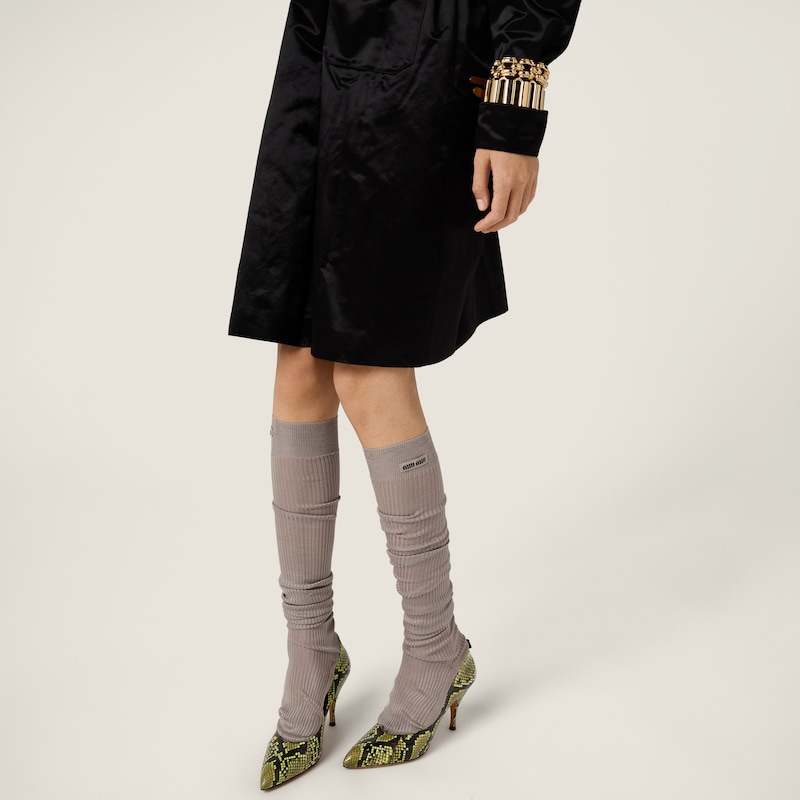 Python-print Ayers leather pumps