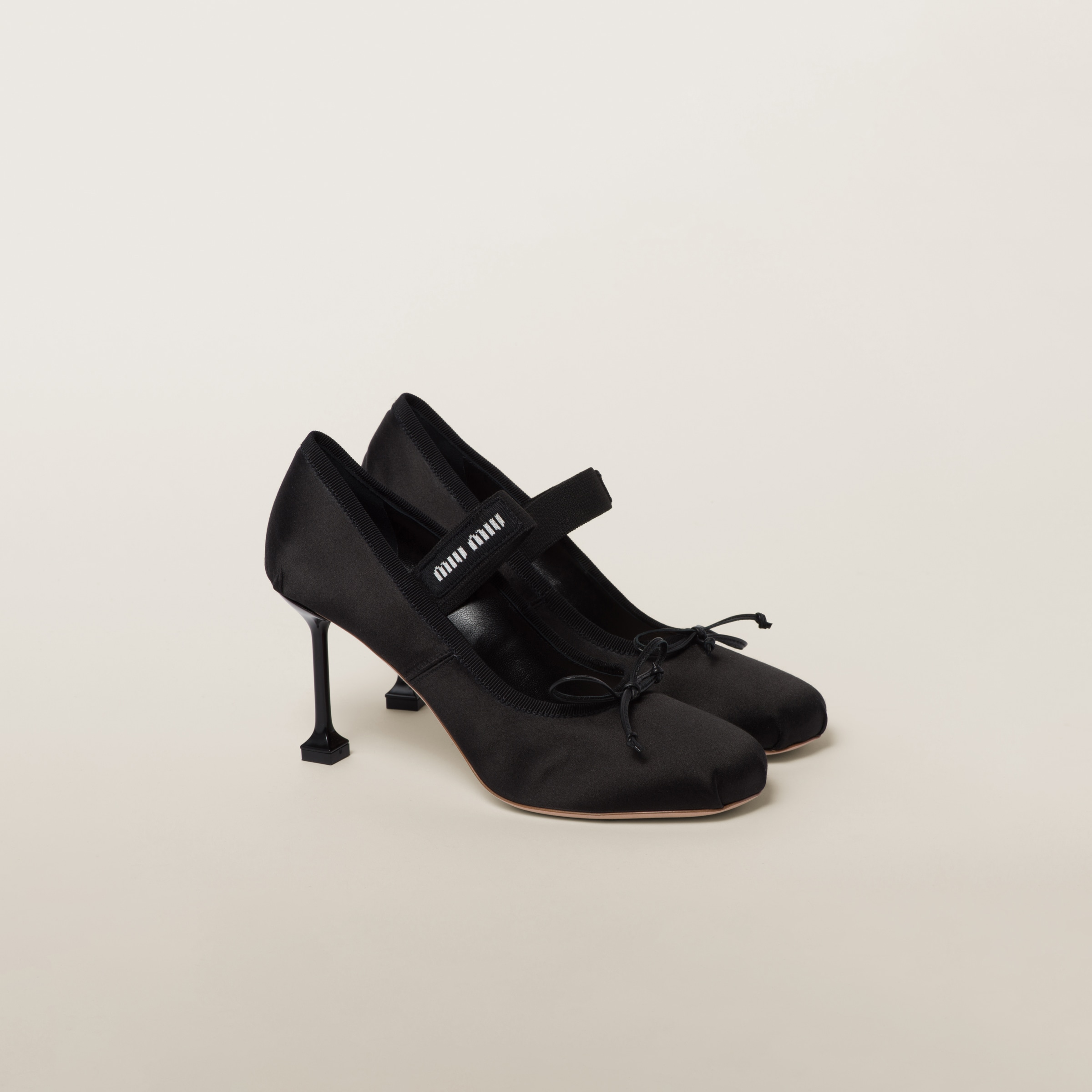 Miu miu satin pumps clearance