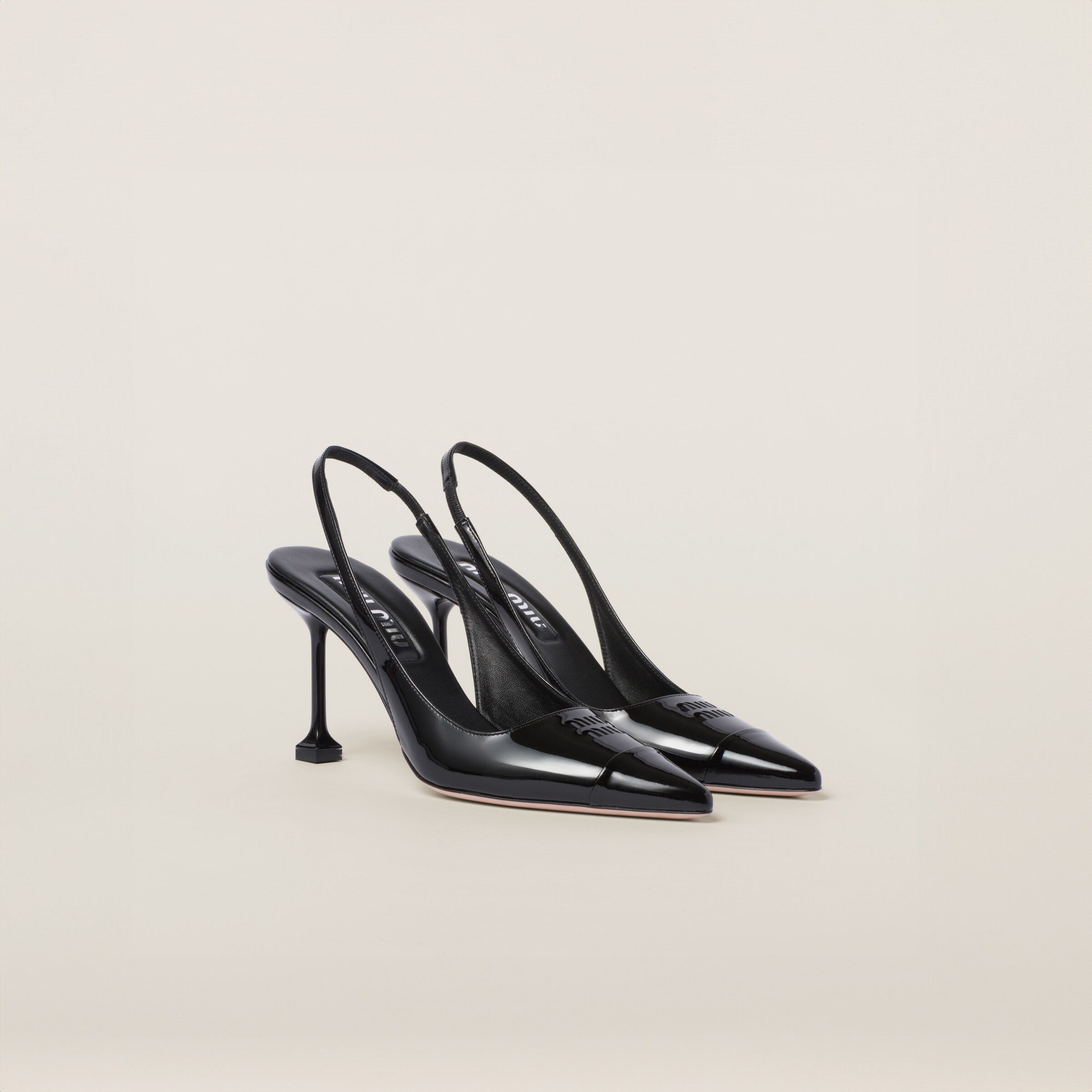 Patent 2024 leather pumps