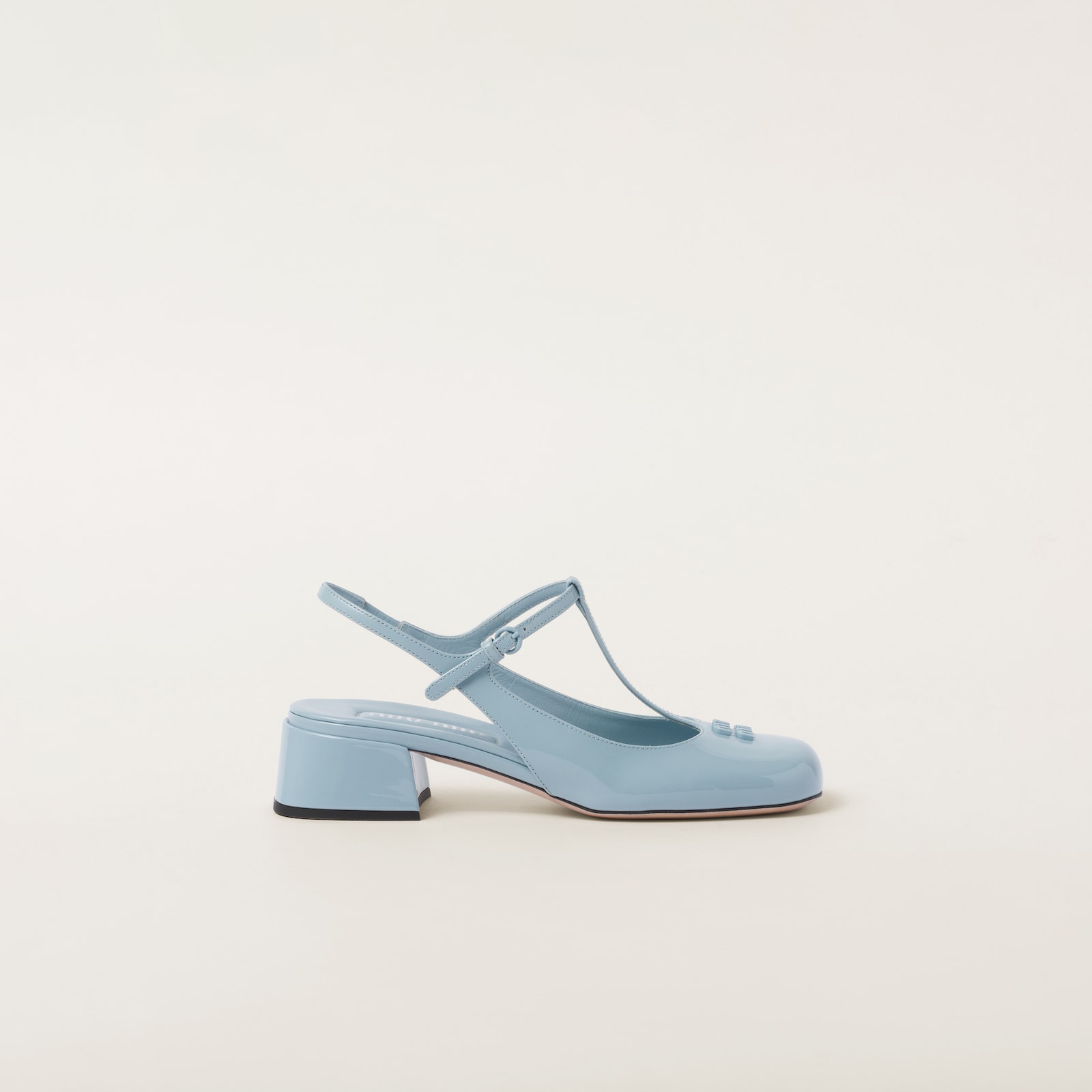 MIUMIU 26S SLINGBACK PUMPS 85MM IN BROWN COGNAC CALFSKIN