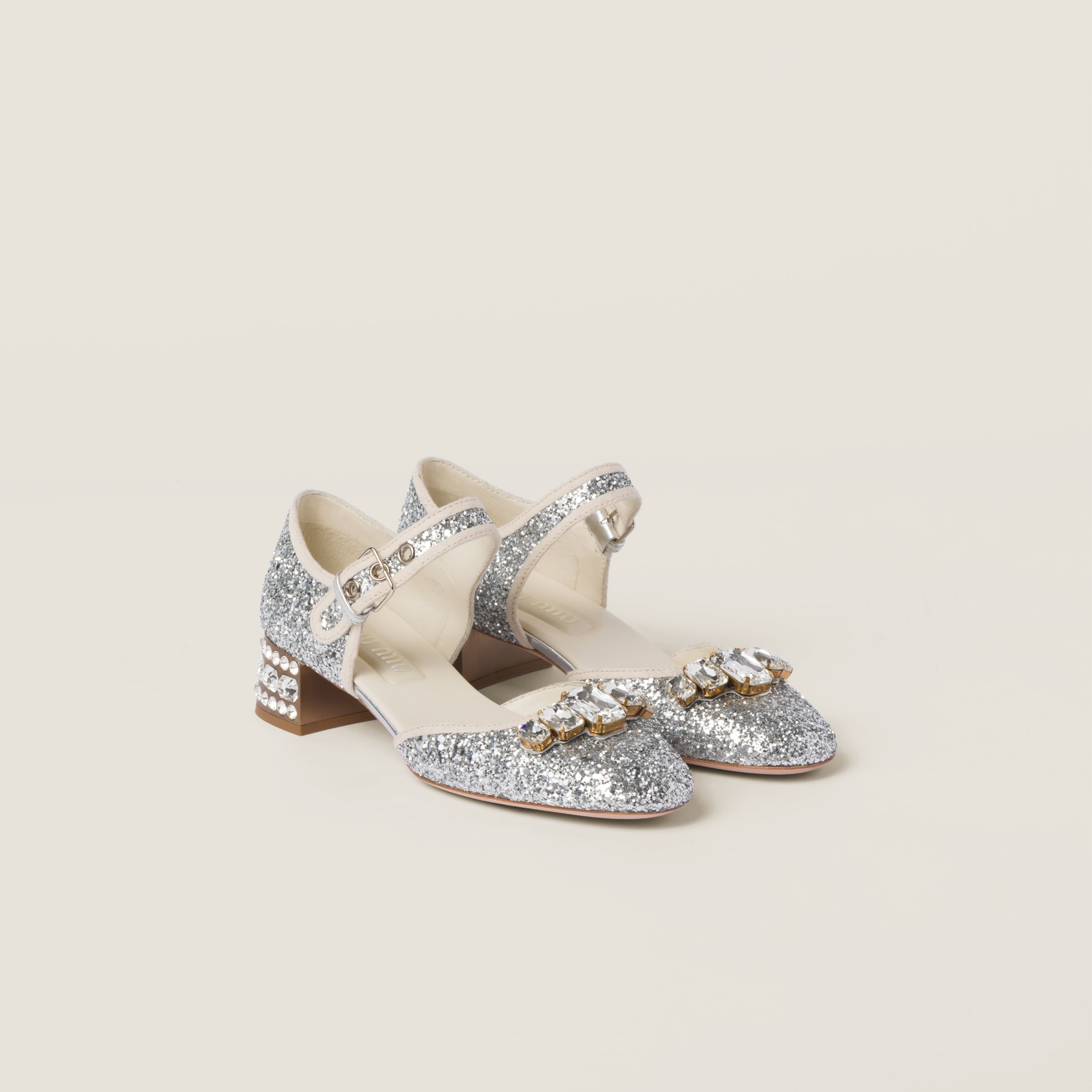 Miu miu glitter pumps 2025
