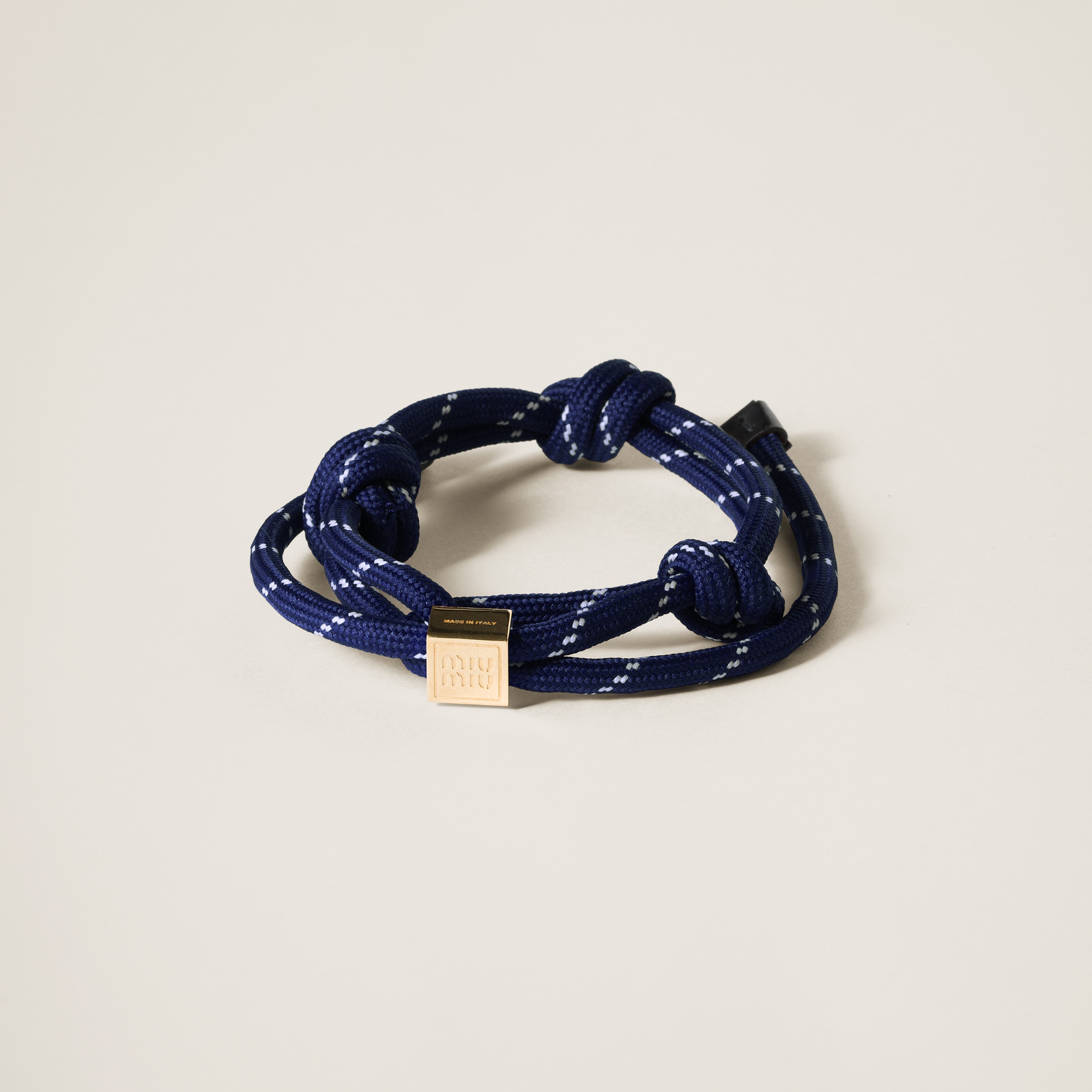 miumiu カラフルビジュー パール ブレスレット