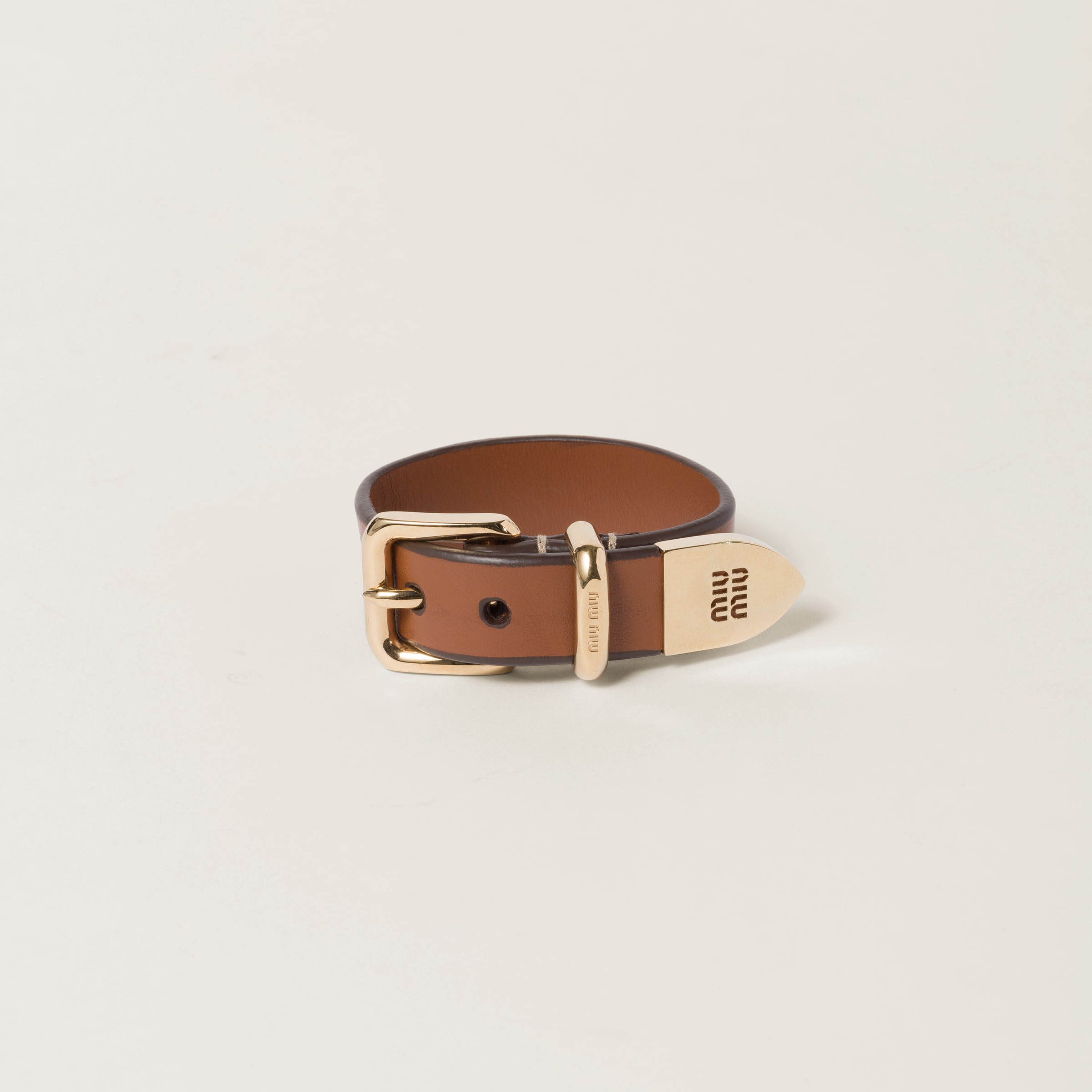 Miu miu leather bracelet outlet