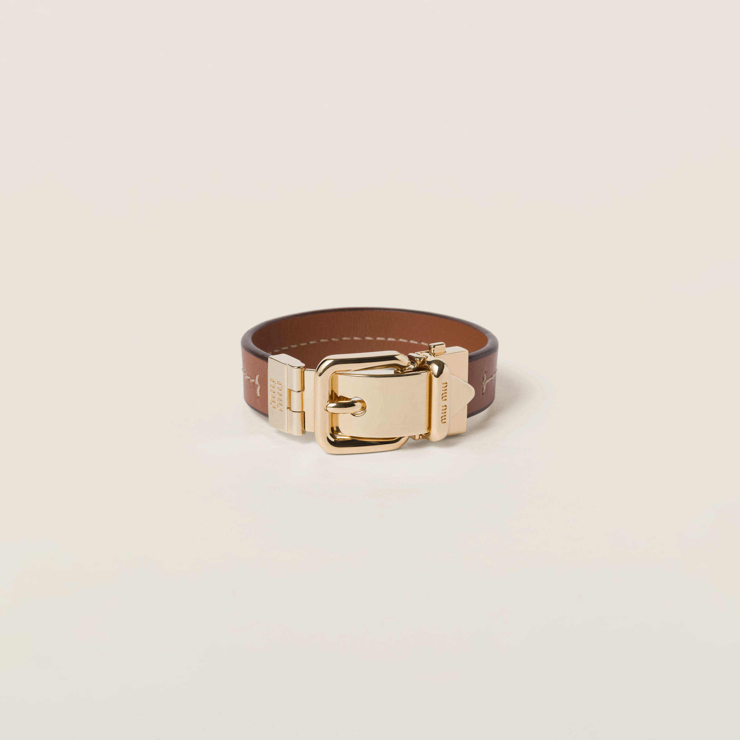 Miu miu leather bracelet outlet
