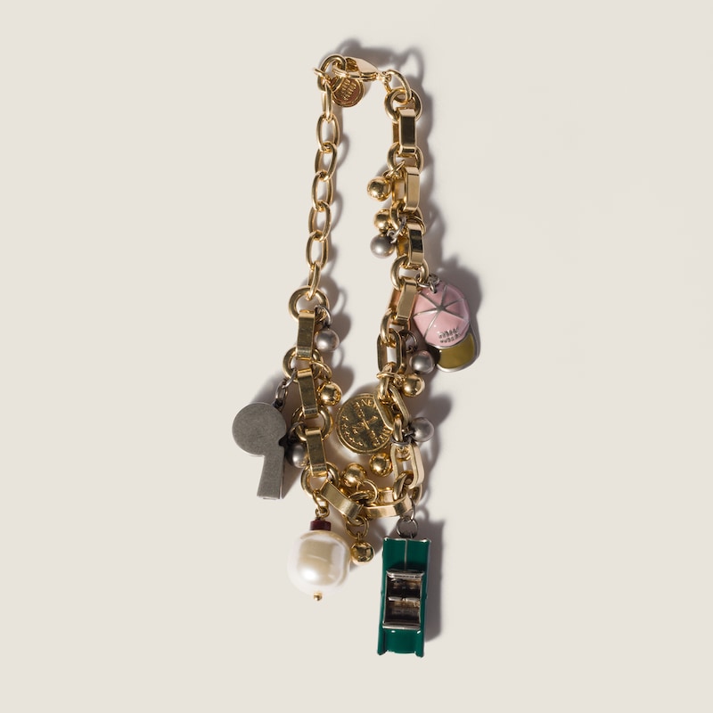 メタルチャーム付 ブレスレット