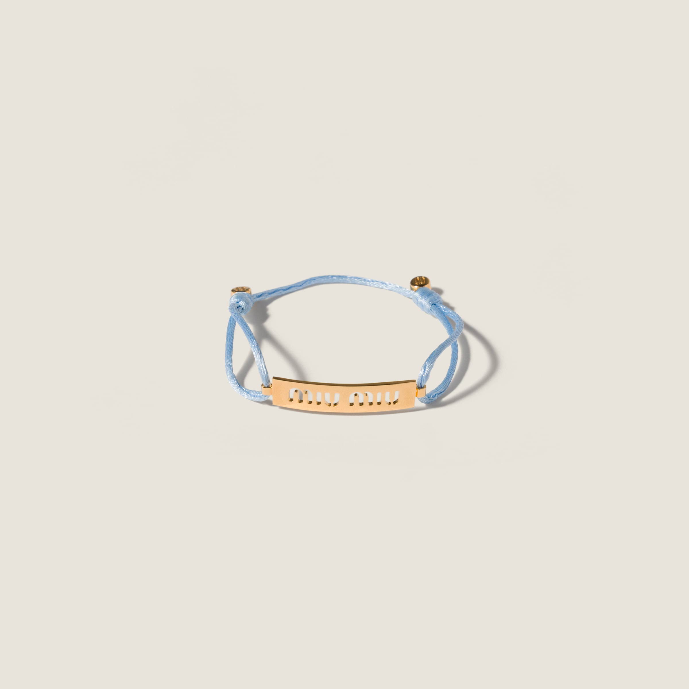 Metal and cord bracelet from Miu Miu - $340
